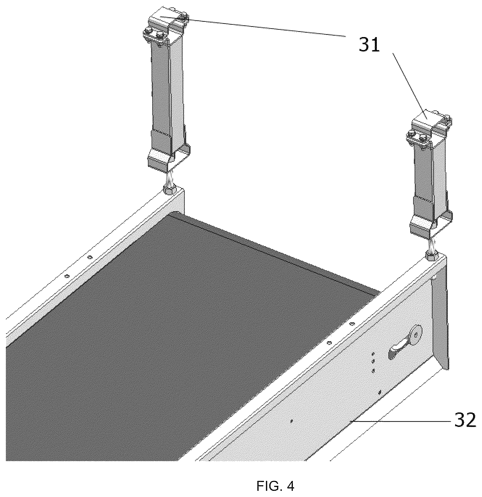 Patent US12588682 Figure 4 – Positioning equipment and method for poultry and similar animals