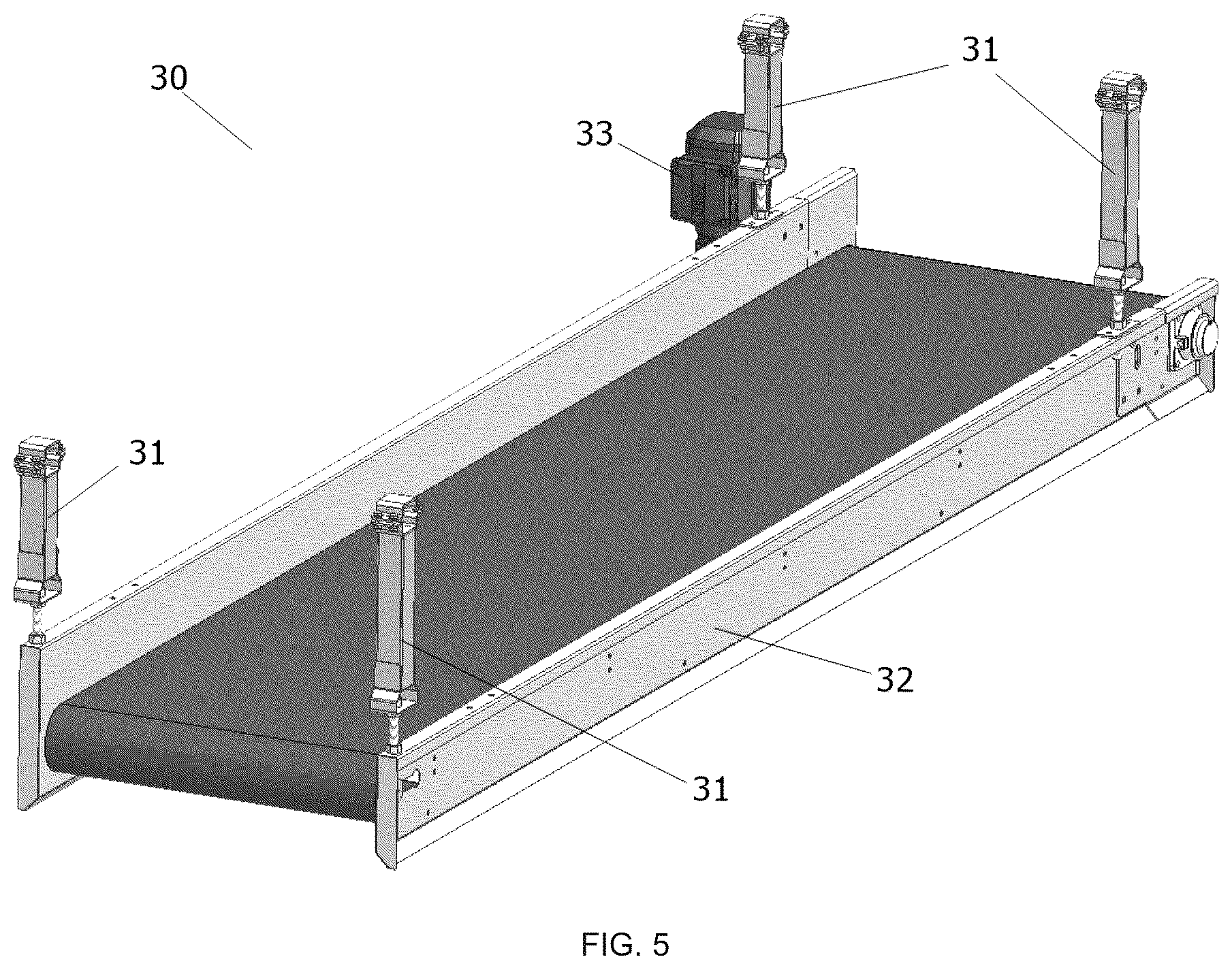 Patent US12588682 Figure 5 – Positioning equipment and method for poultry and similar animals