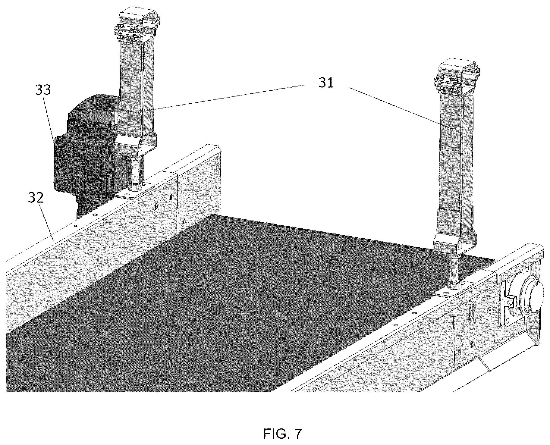 Patent US12588682 Figure 7 – Positioning equipment and method for poultry and similar animals