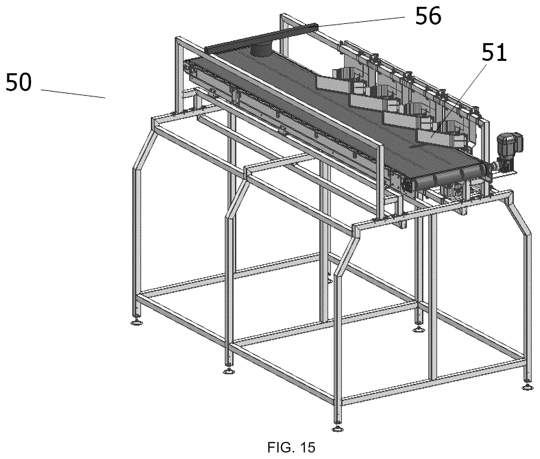 Patent US12588682 Figure 15 – Positioning equipment and method for poultry and similar animals