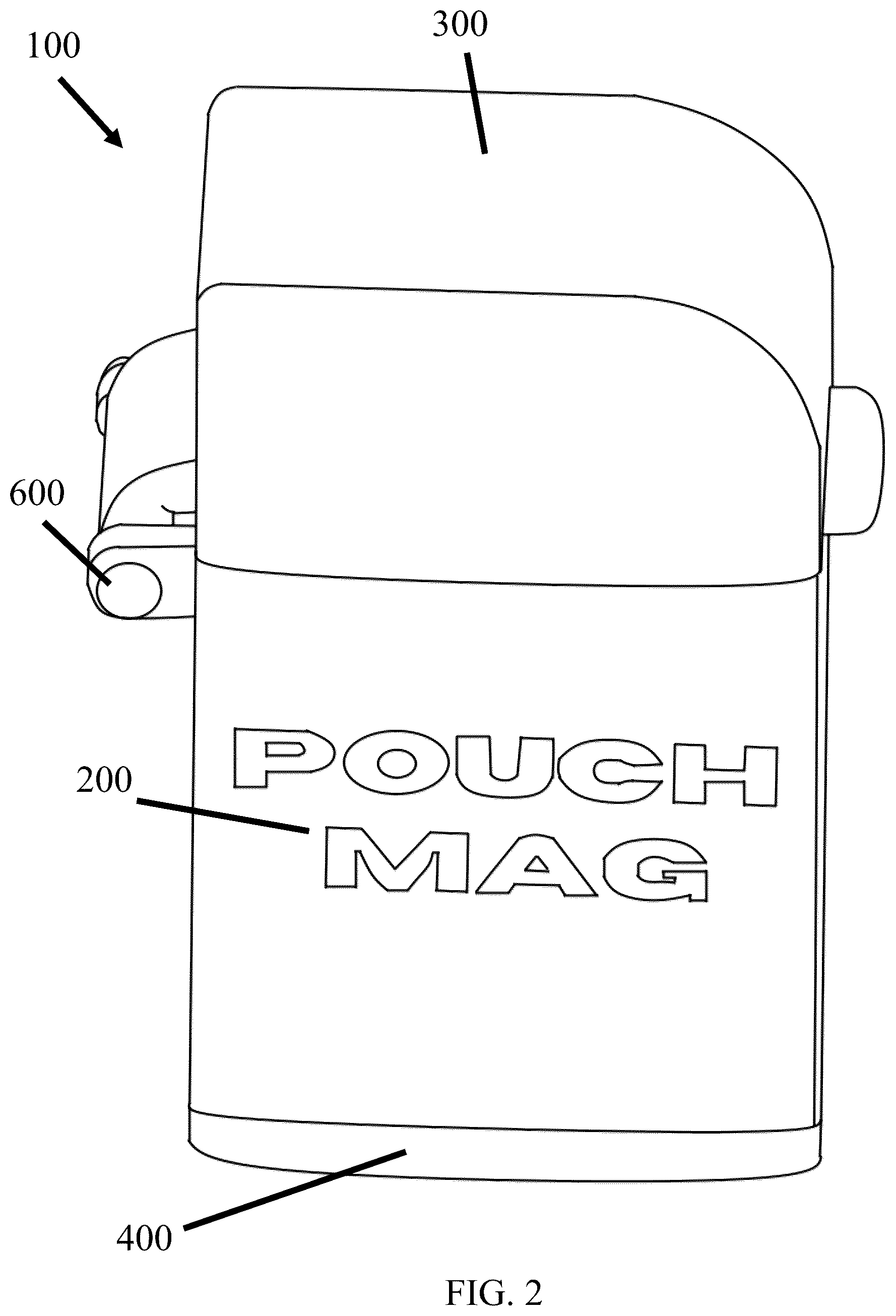Patent US12588702 Figure 2 – Nicotine pouch dispenser