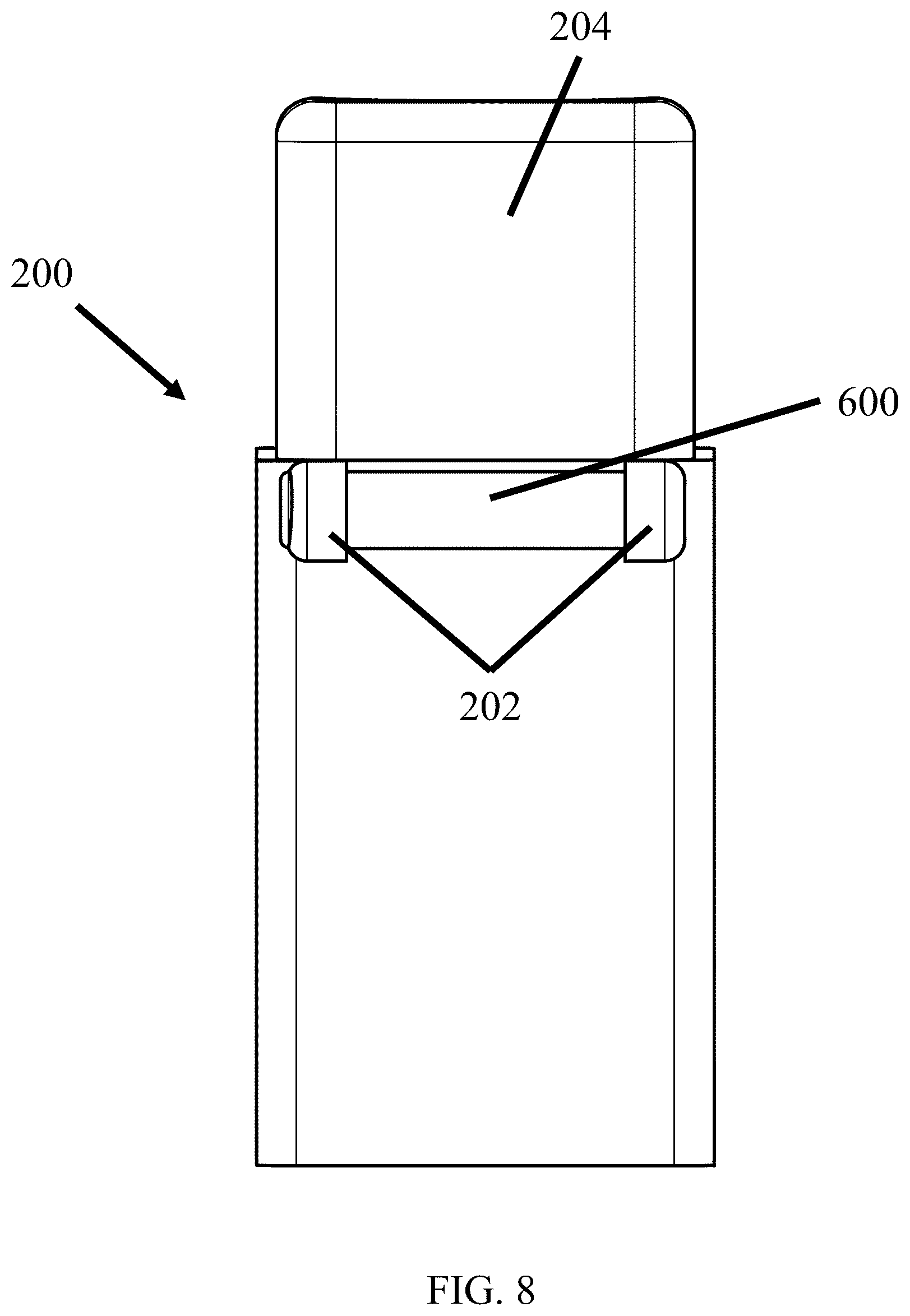 Patent US12588702 Figure 8 – Nicotine pouch dispenser
