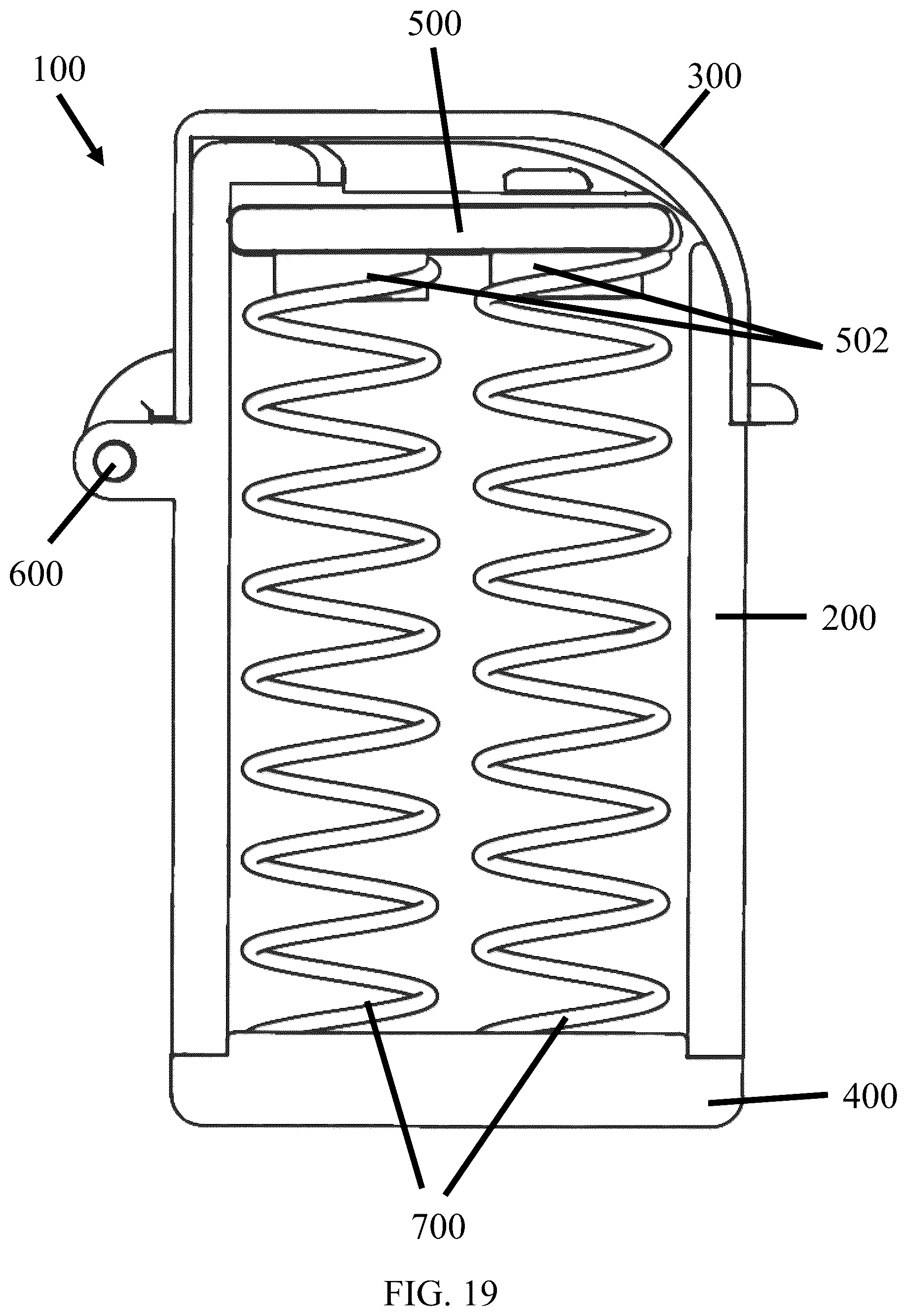 Patent US12588702 Figure 19 – Nicotine pouch dispenser