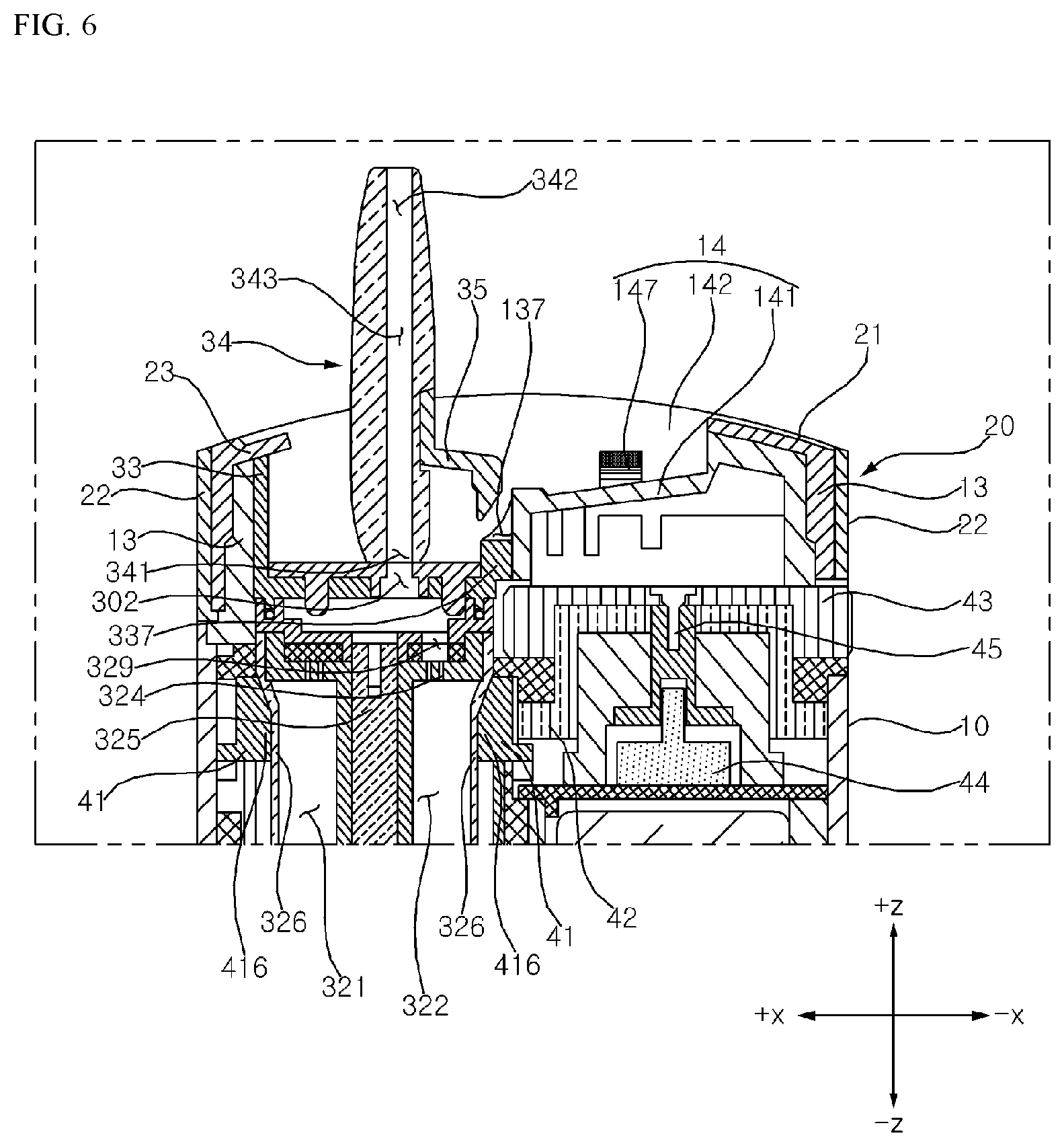 Patent US12588704 Figure 6 – Aerosol-generating device