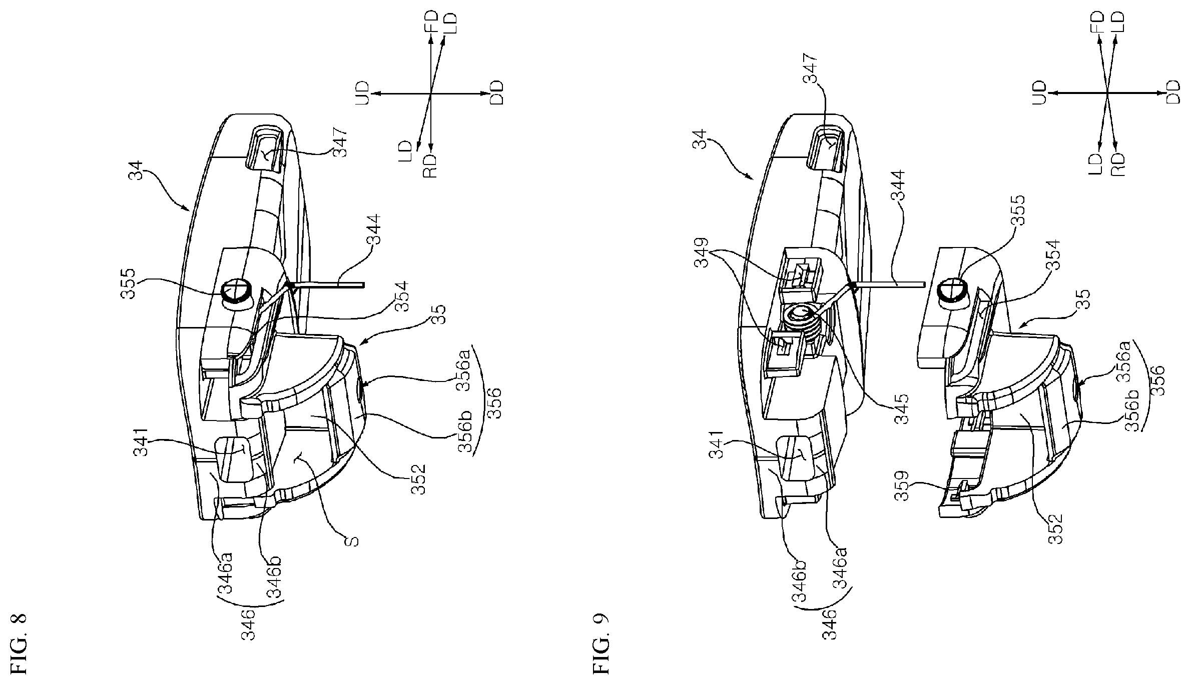 Patent US12588704 Figure 8 – Aerosol-generating device