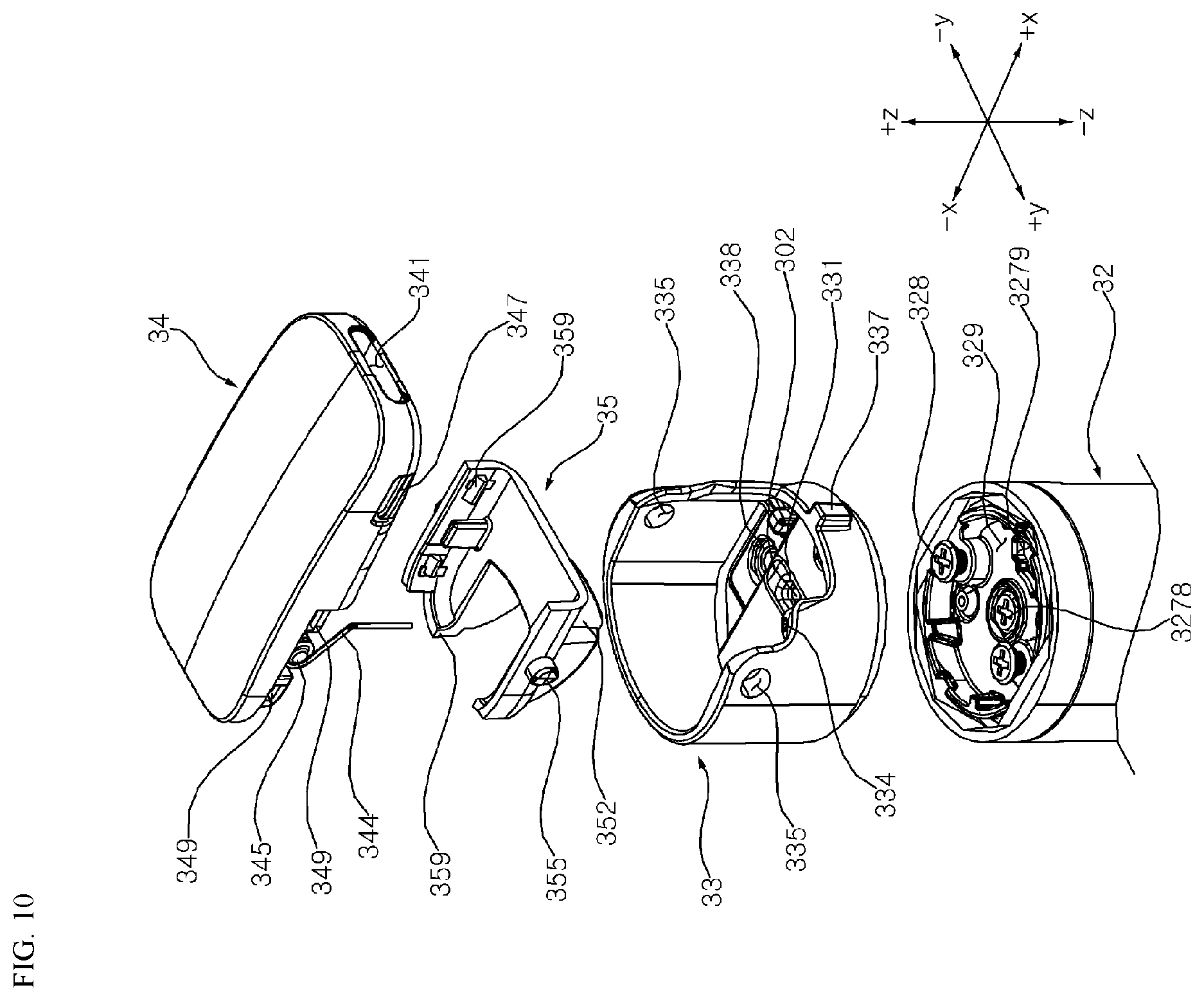 Patent US12588704 Figure 9 – Aerosol-generating device
