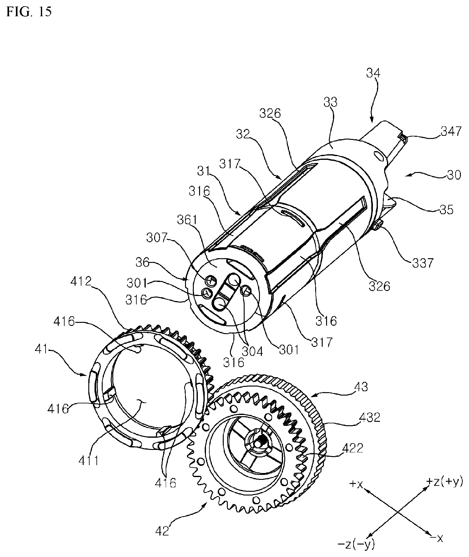 Patent US12588704 Figure 14 – Aerosol-generating device