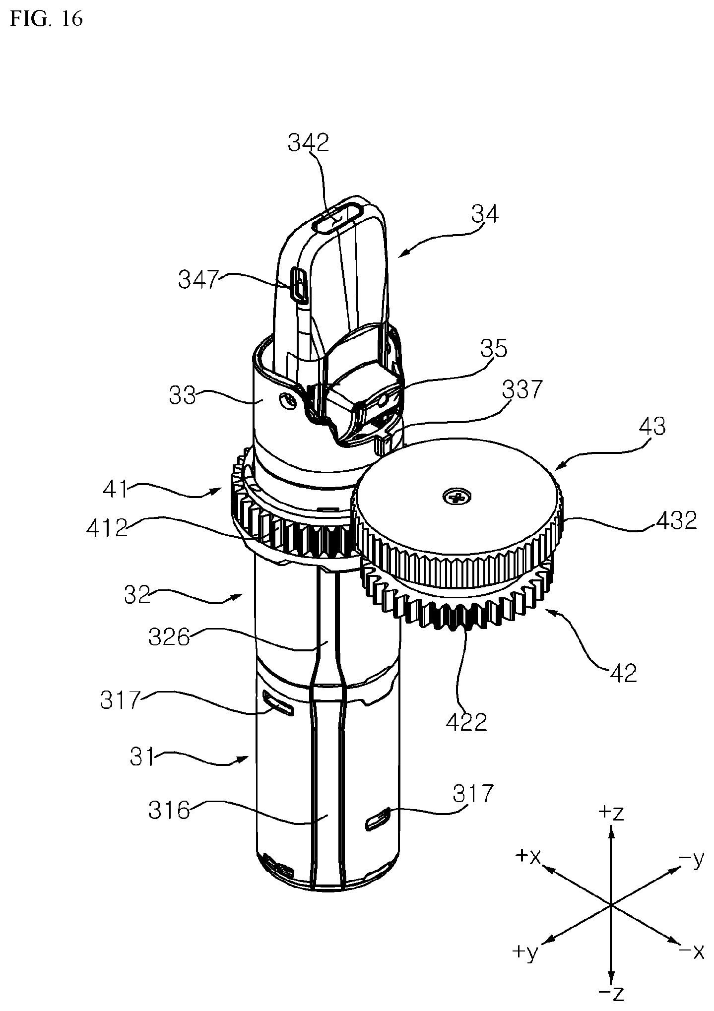 Patent US12588704 Figure 15 – Aerosol-generating device