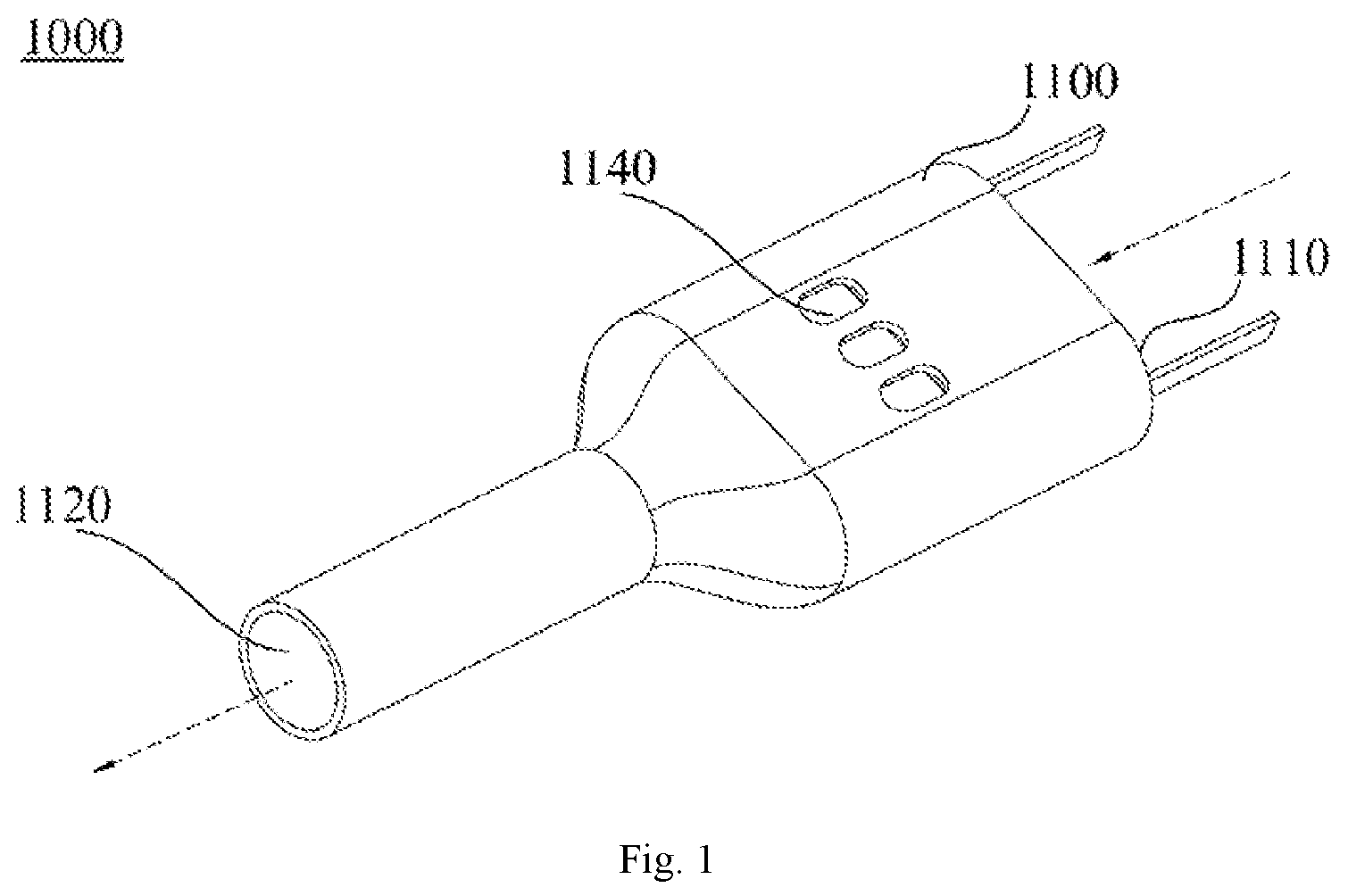 Patent US12588706 — Atomizing core, atomizer, electronic cigarette, and assembly method — Figure 1