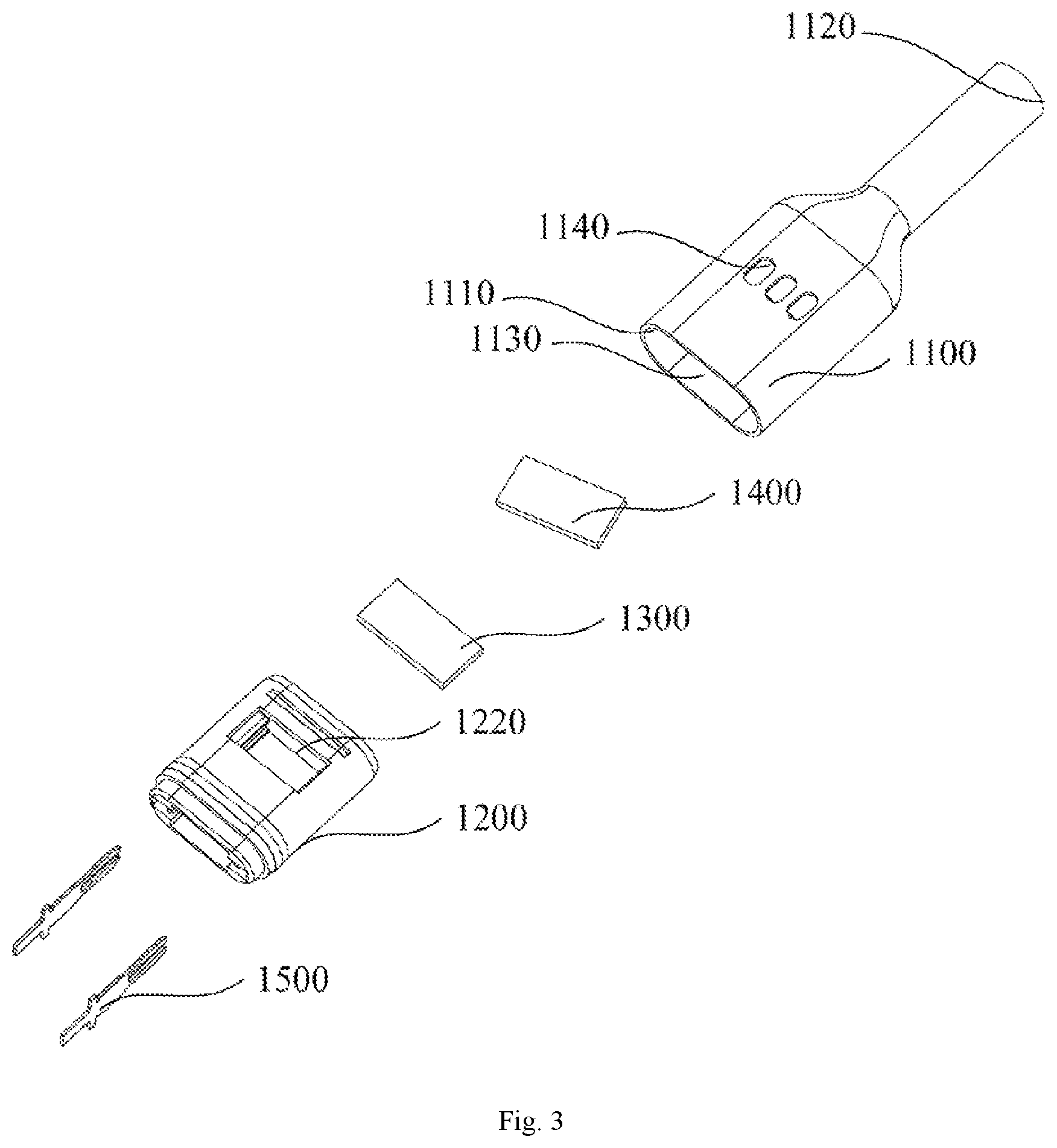 Patent US12588706 Figure 3 – Atomizing core, atomizer, electronic cigarette, and assembly method