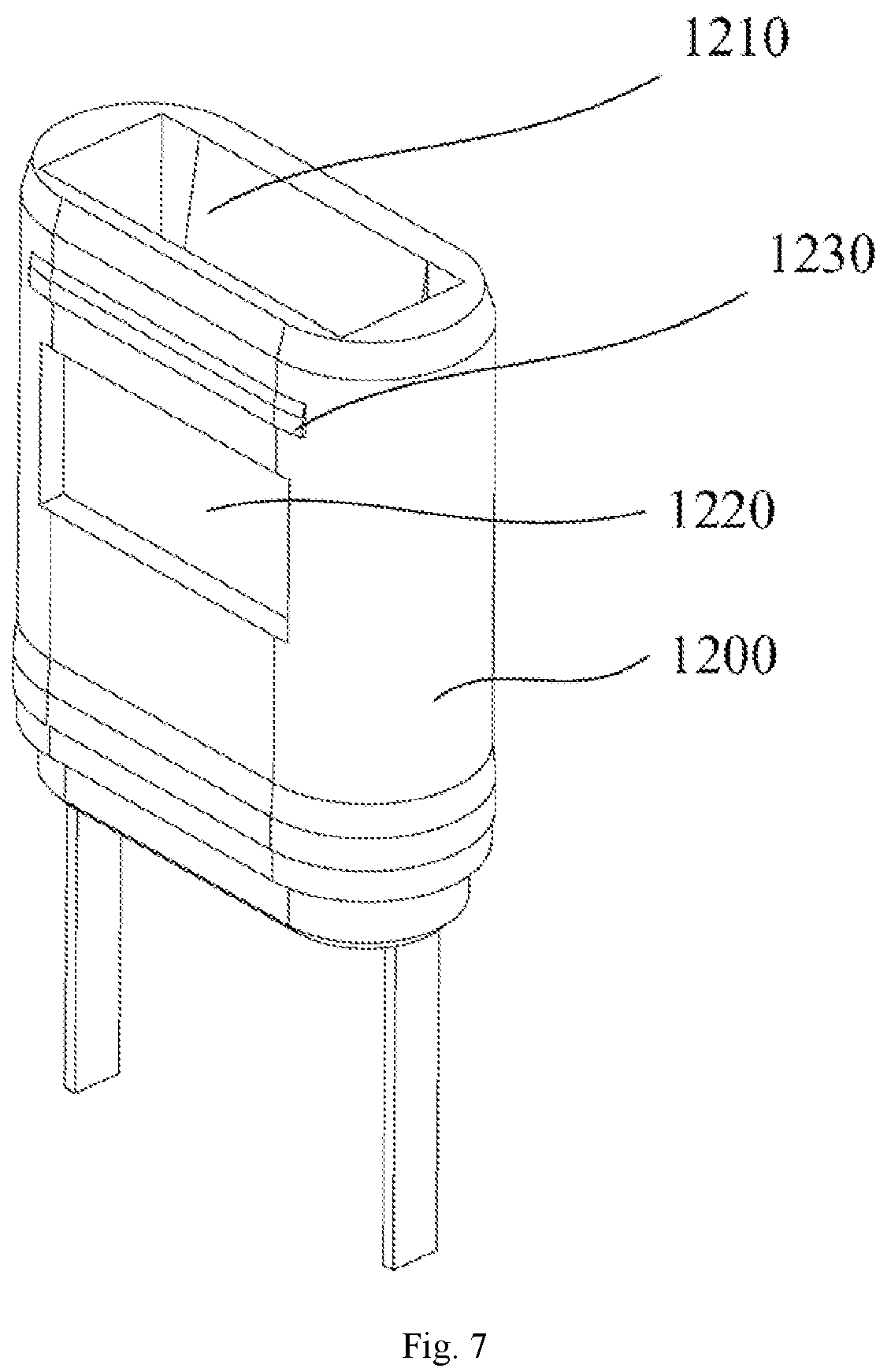 Patent US12588706 Figure 7 – Atomizing core, atomizer, electronic cigarette, and assembly method