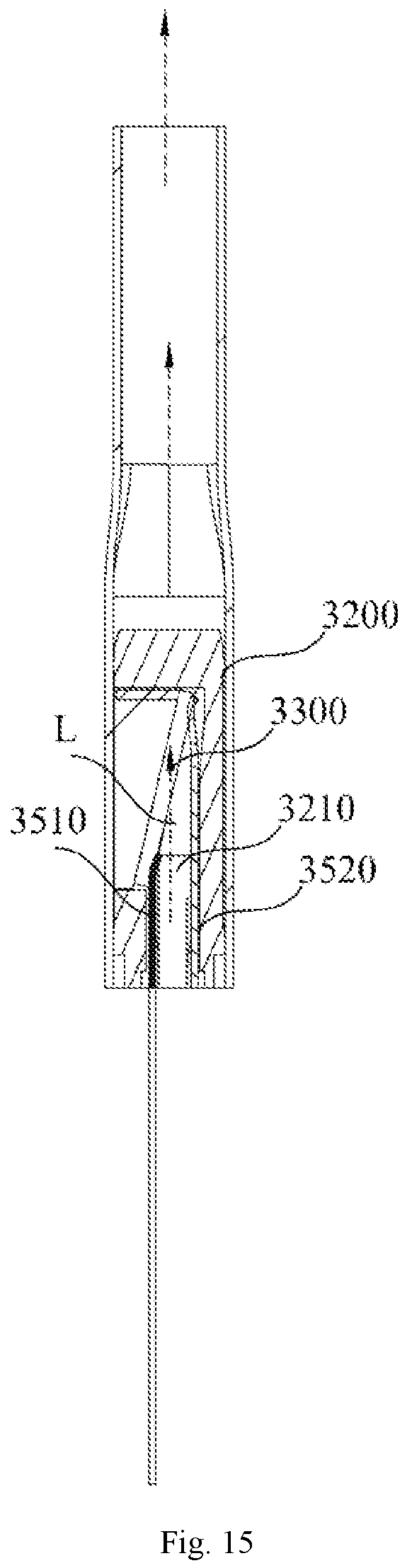 Patent US12588706 Figure 15 – Atomizing core, atomizer, electronic cigarette, and assembly method
