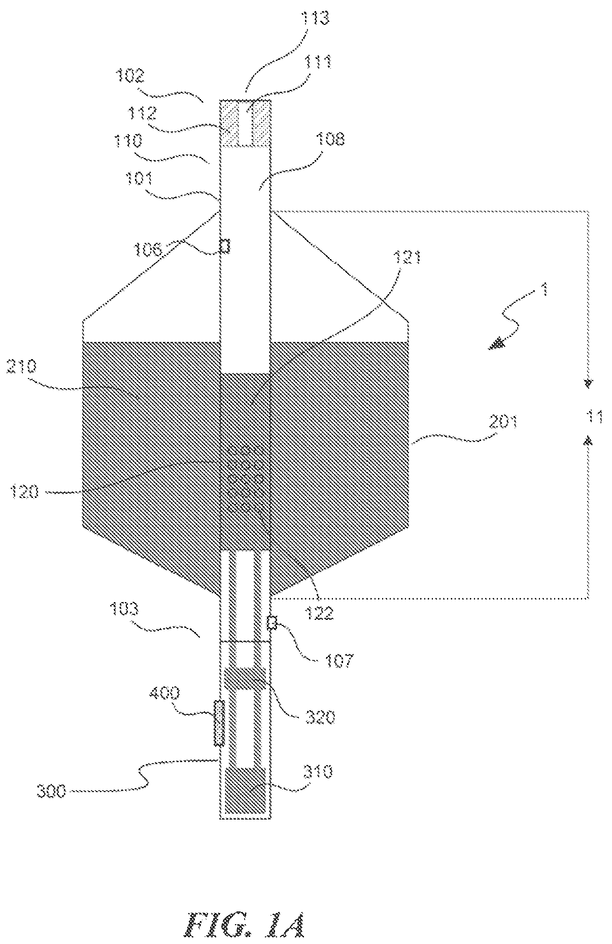 Patent US12588708 Figure 1 – Electronic vaporizing device with thin film heating member