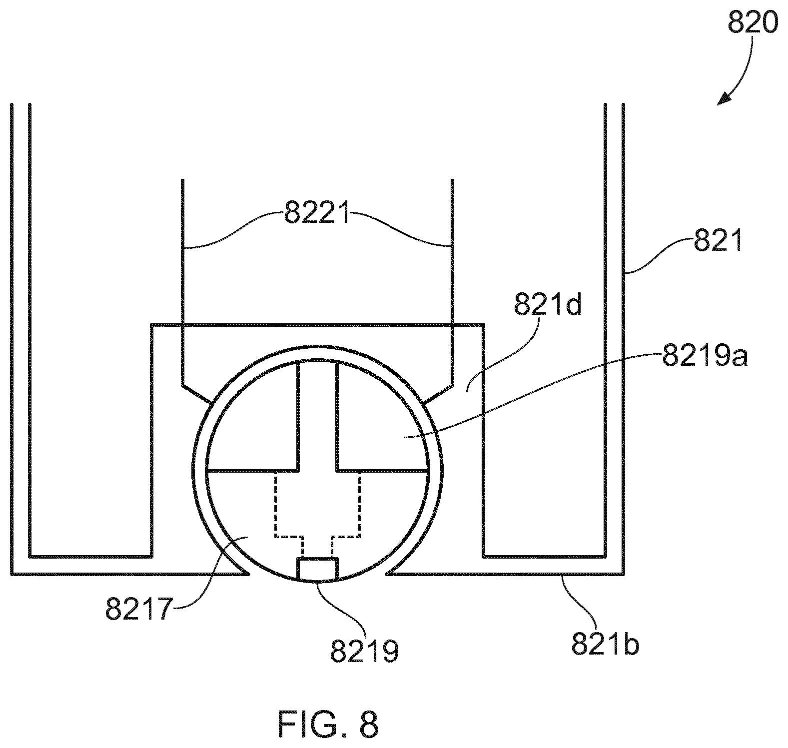 Patent US12588714 Figure 8 – Electronic aerosol provision system with movable electrical connection port