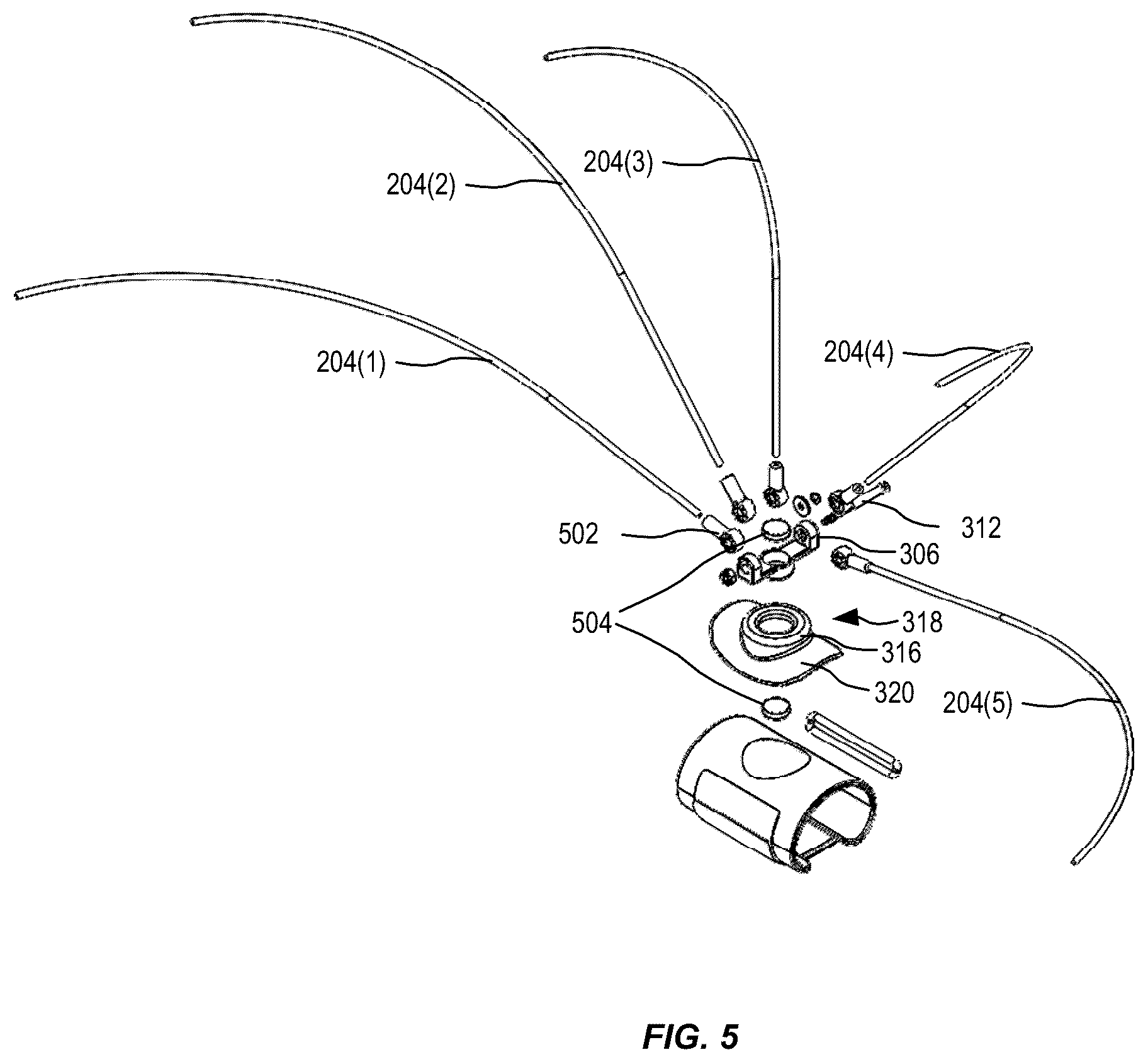 Patent US12588716 Figure 5 – Arm-mounted breastfeeding cover