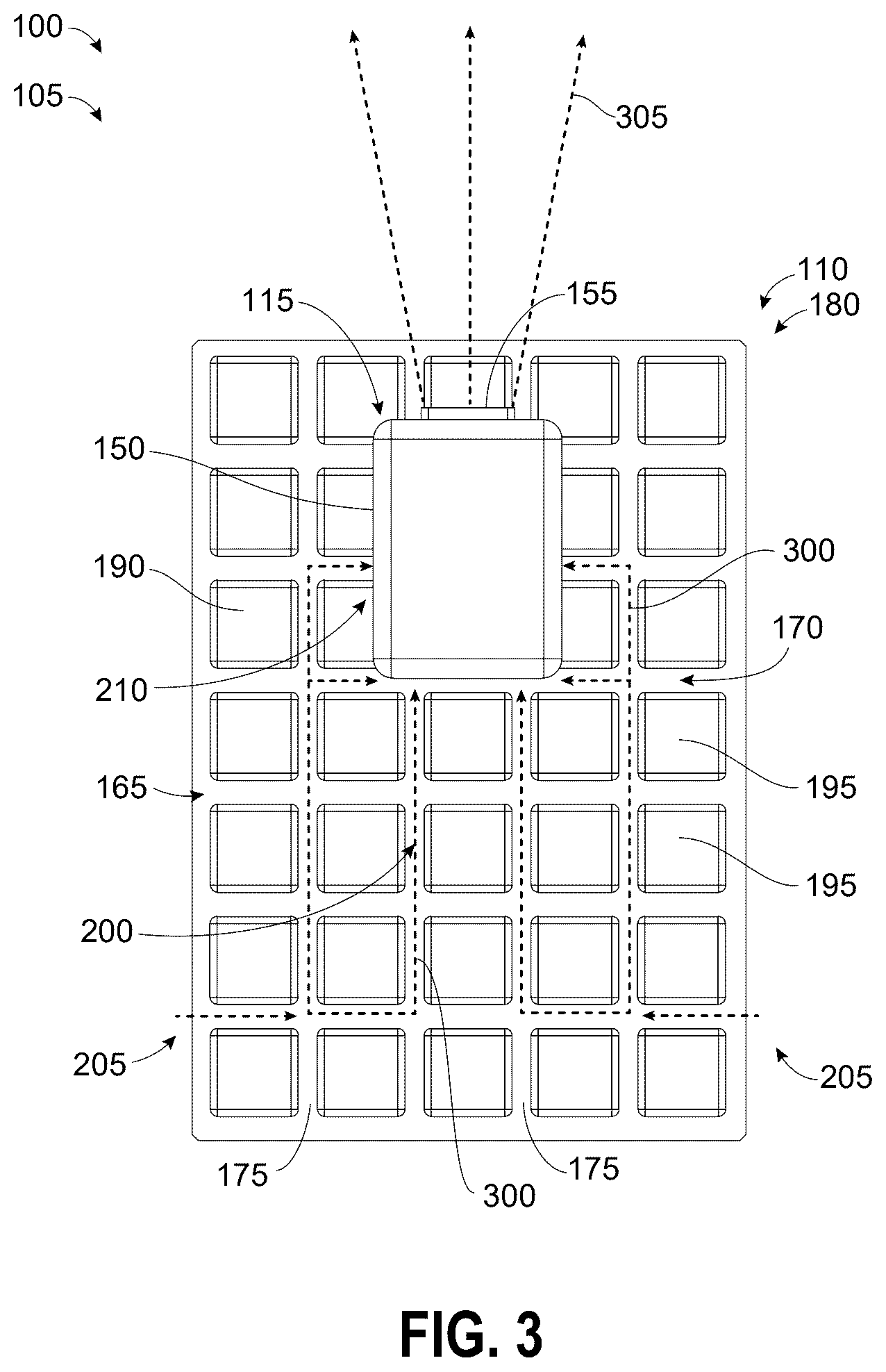 Patent US12588718 Figure 3 – Portable personal cooling system