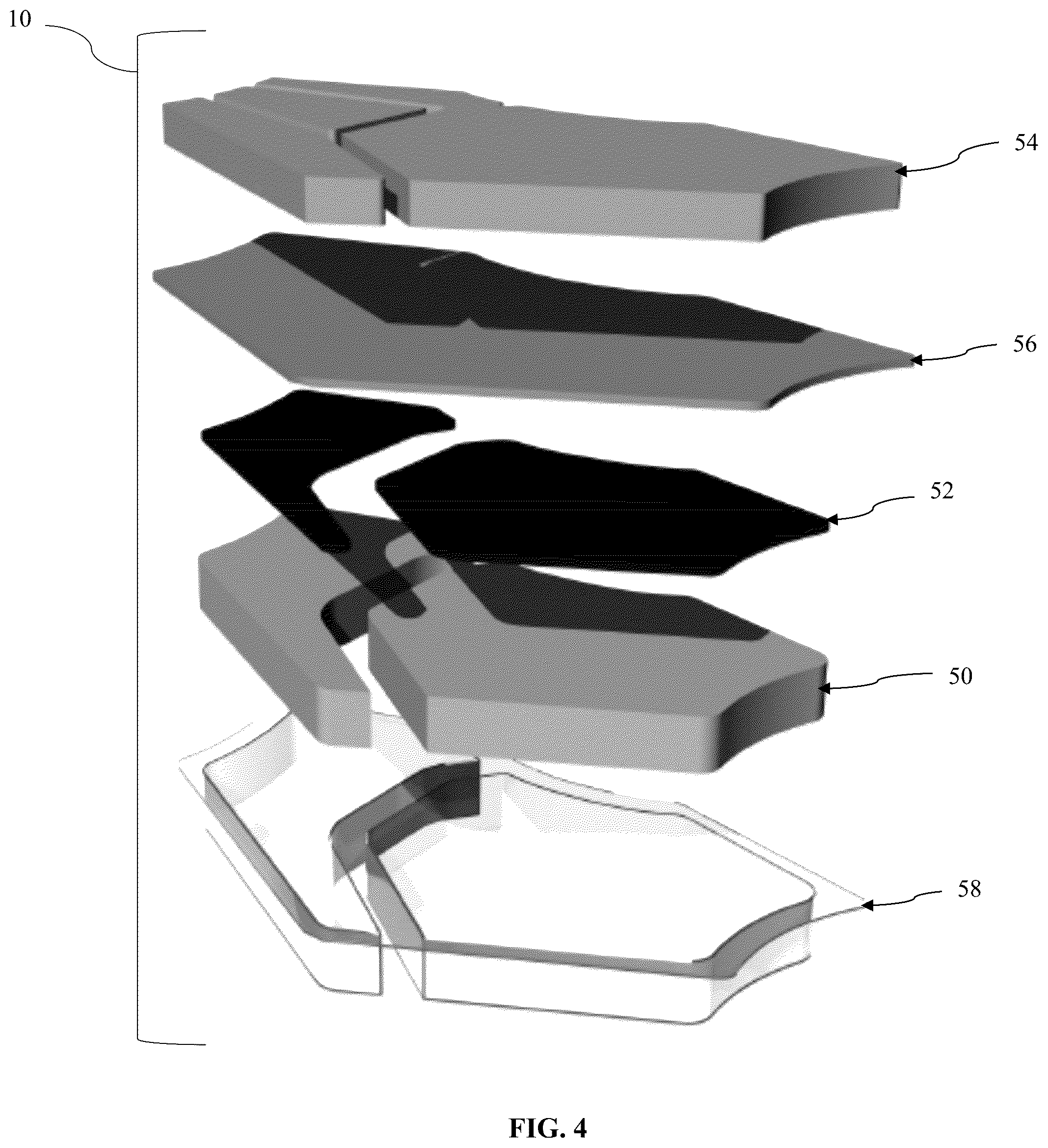 Patent US12588719 Figure 4 – Chest protector