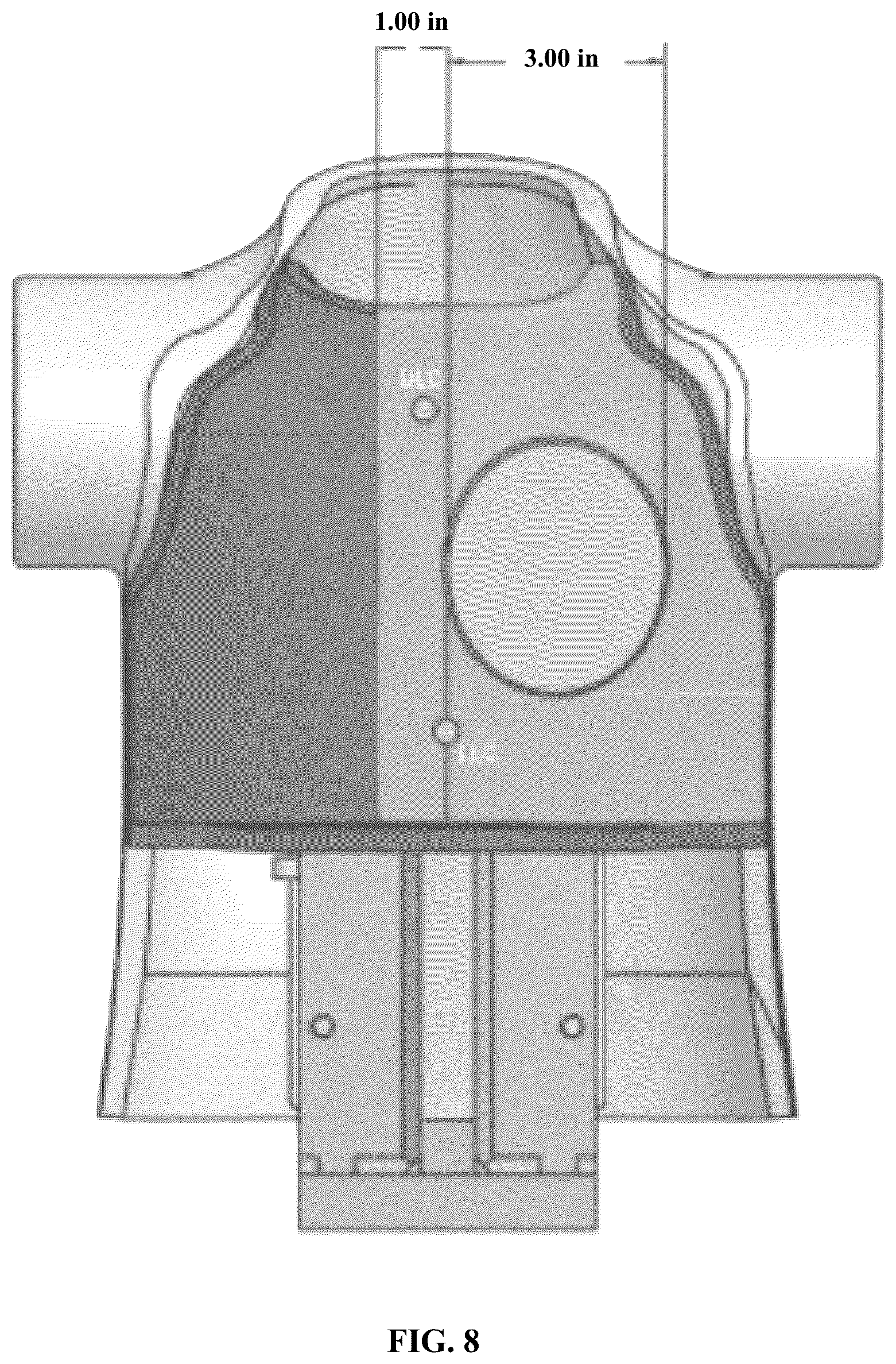 Patent US12588719 Figure 8 – Chest protector