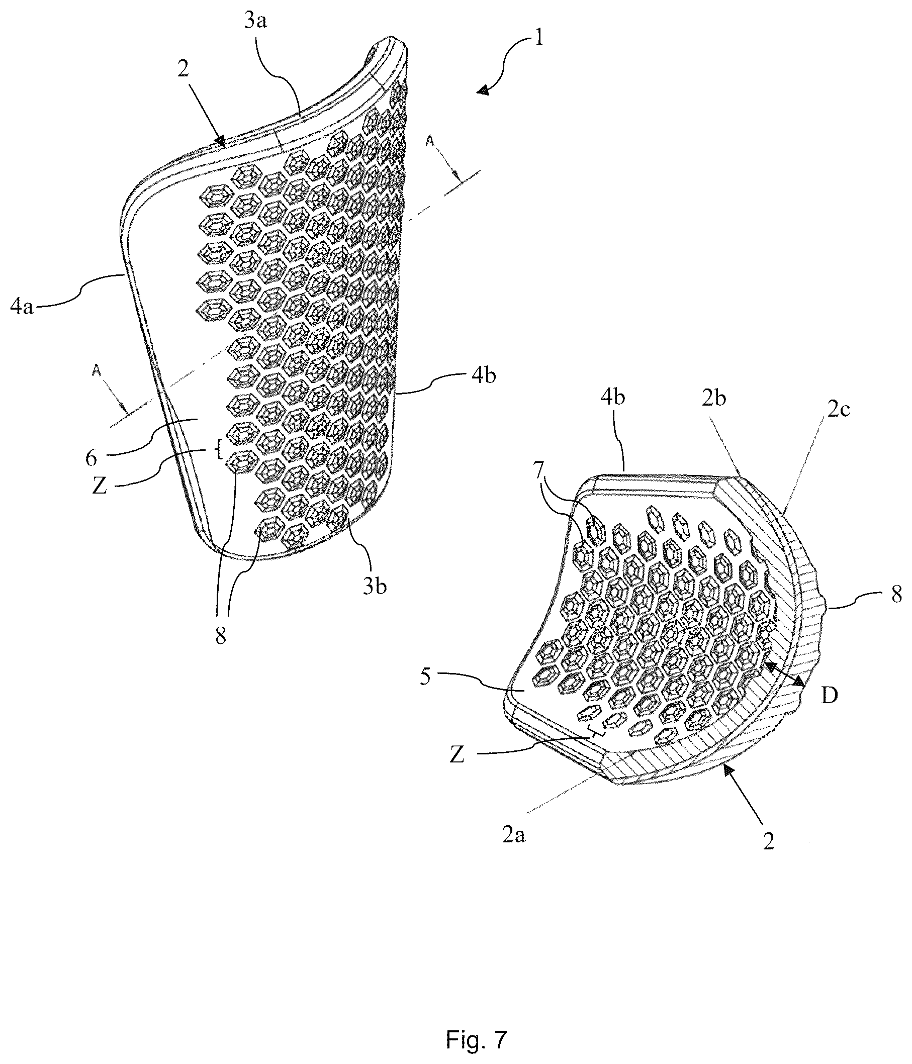 Patent US12588720 Figure 7 – Impact protector