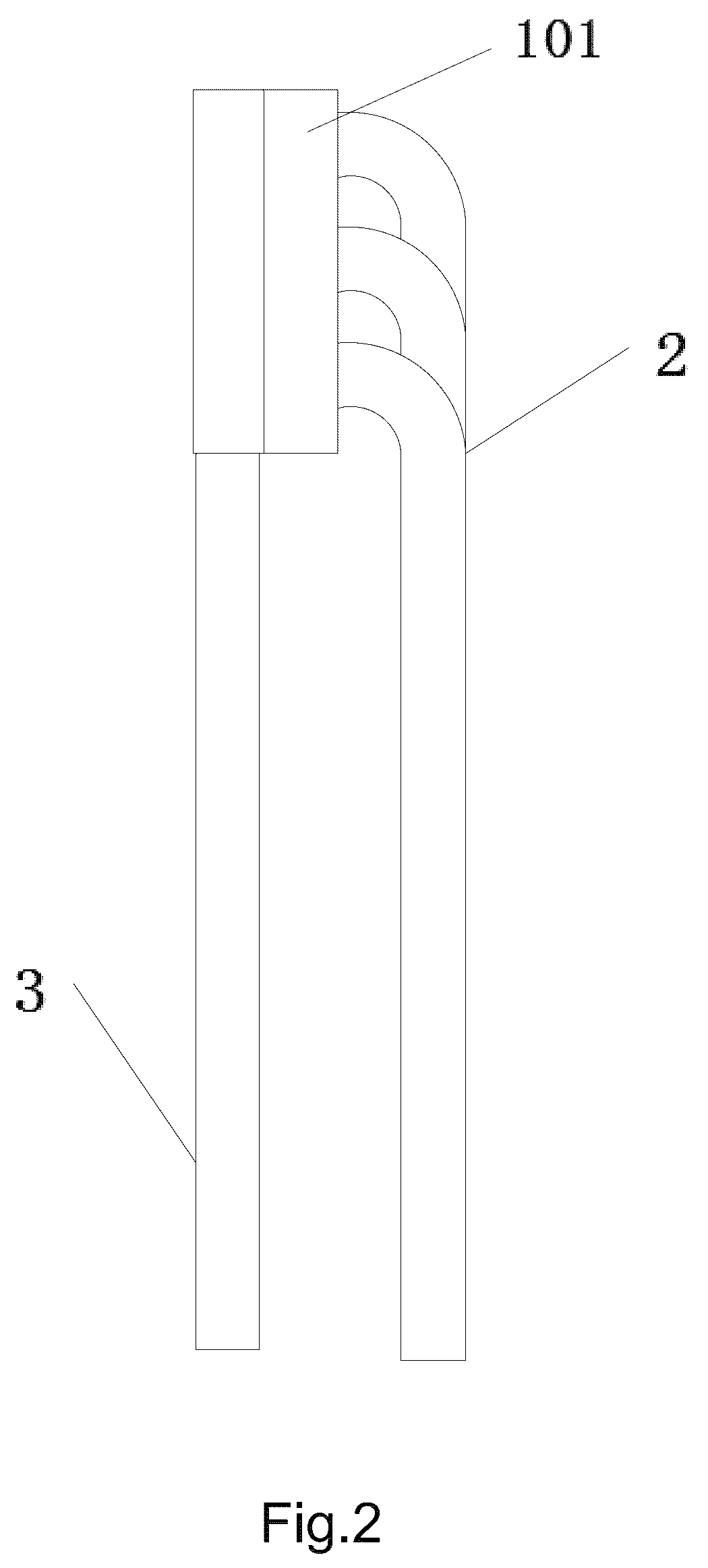 Patent US12588724 Figure 2 – Hair weft and preparation process thereof