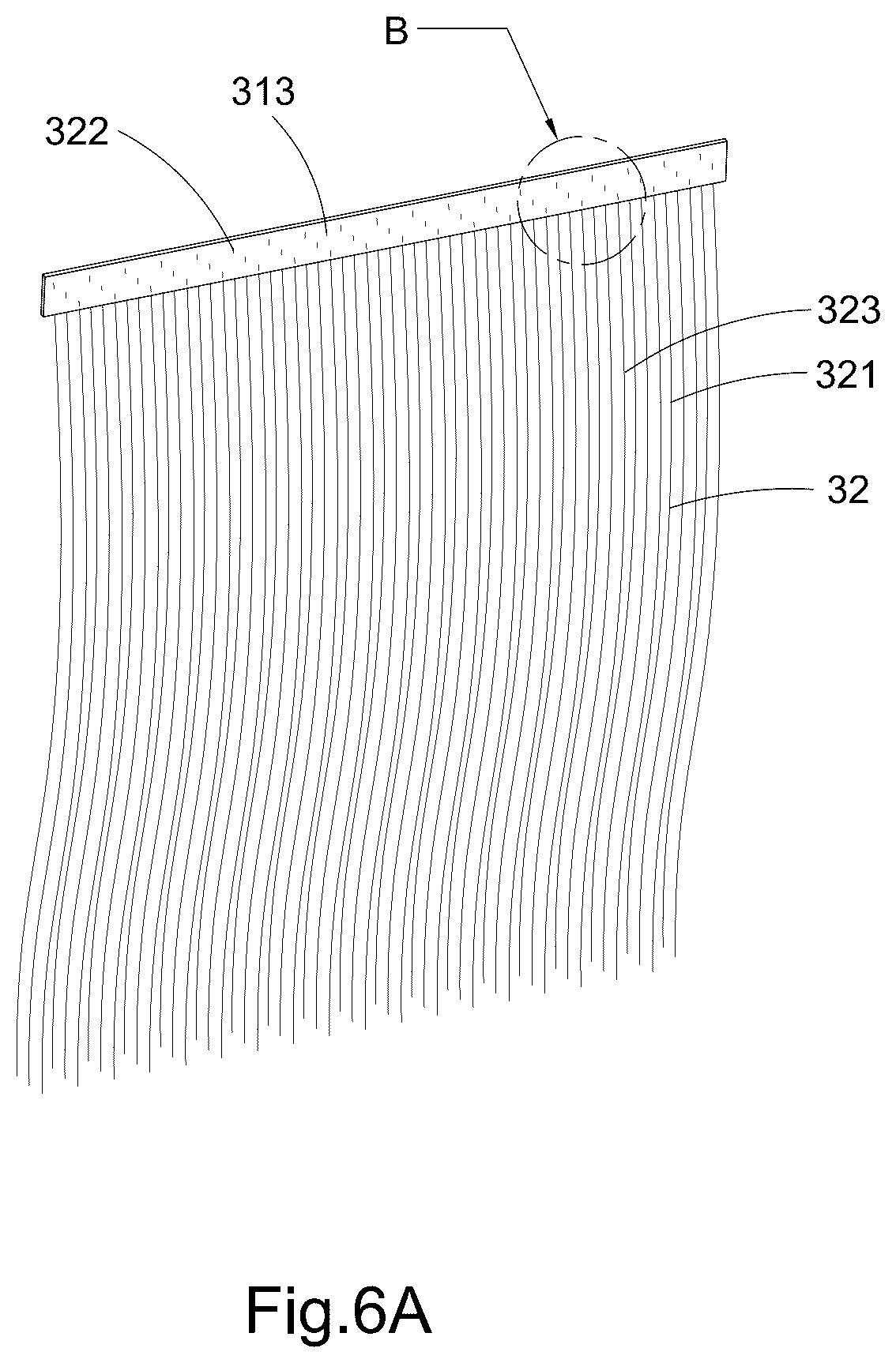 Patent US12588724 Figure 7 – Hair weft and preparation process thereof
