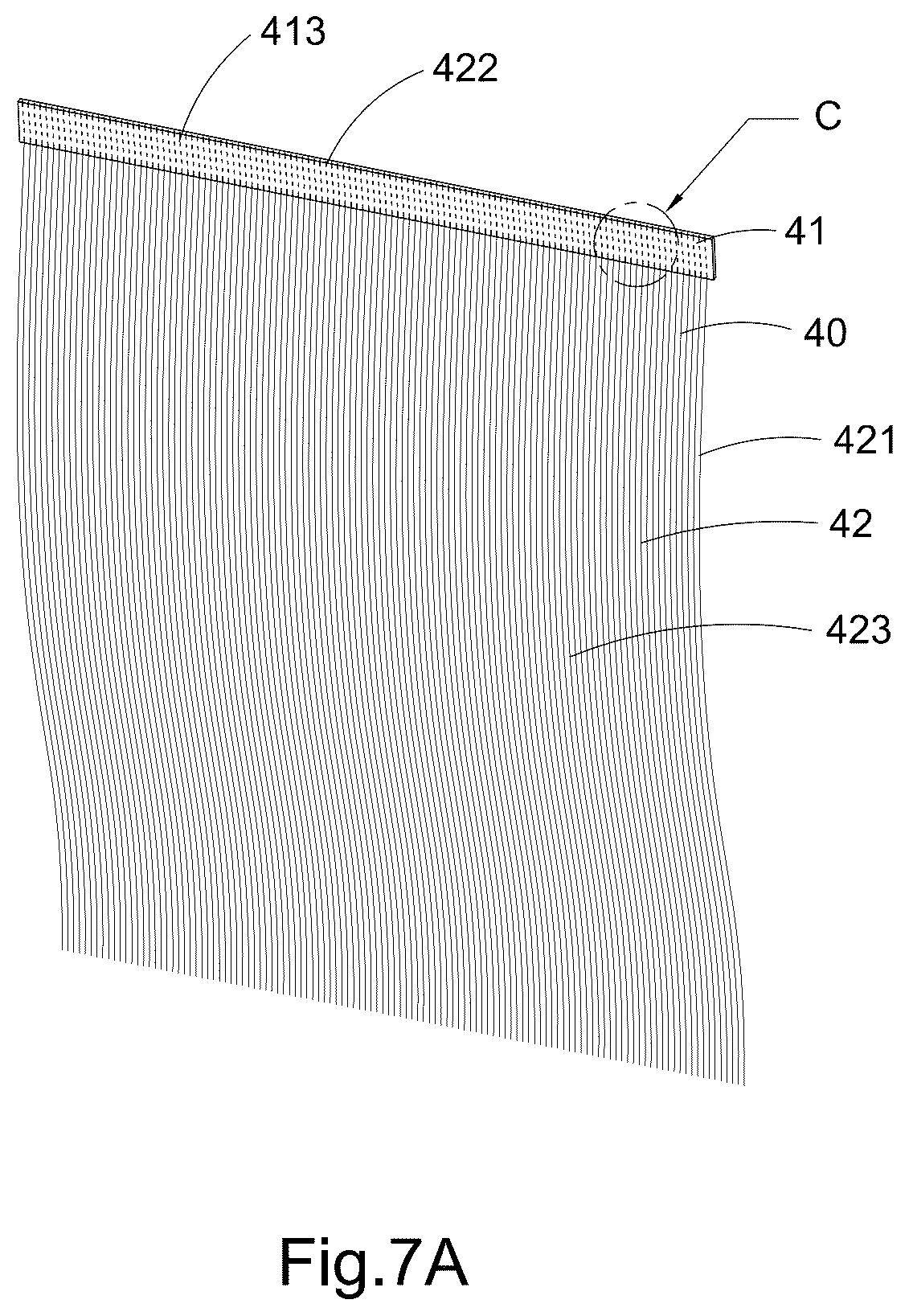 Patent US12588724 Figure 9 – Hair weft and preparation process thereof