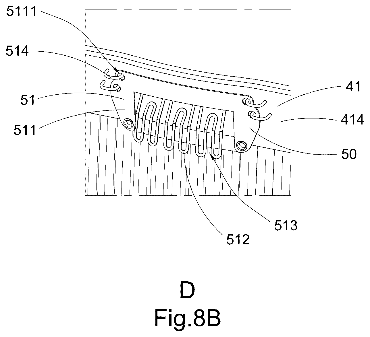 Patent US12588724 Figure 12 – Hair weft and preparation process thereof