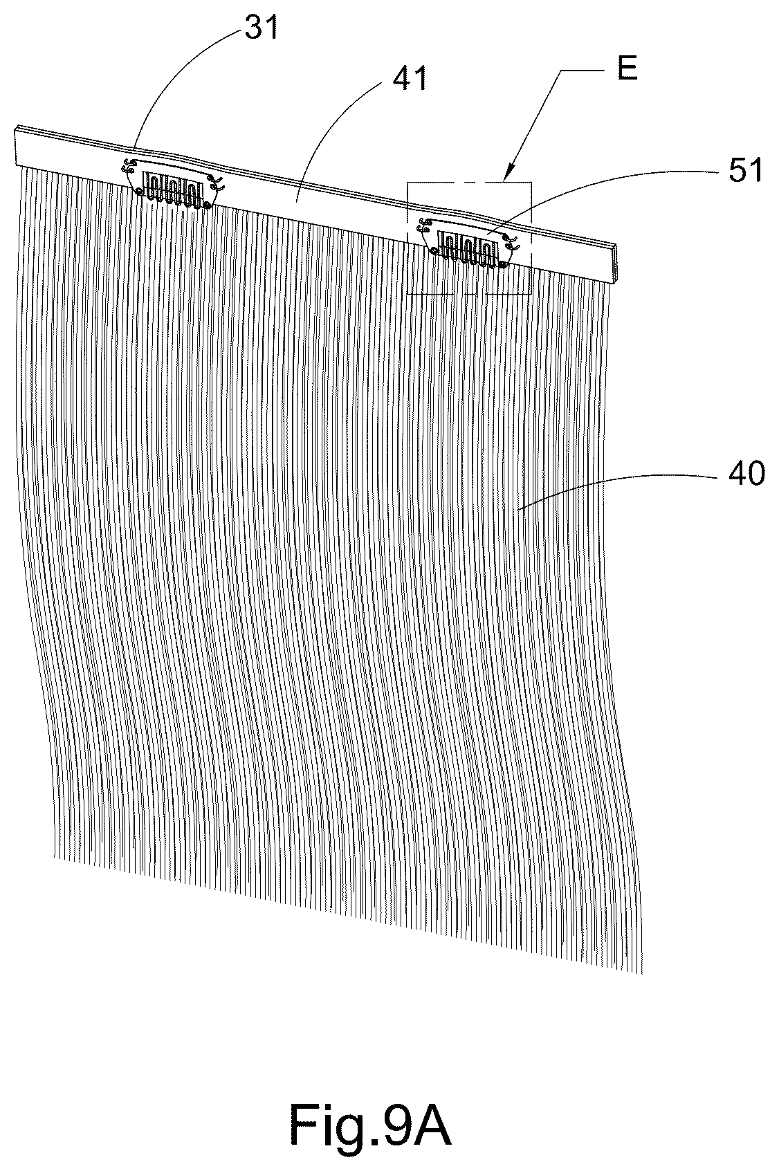 Patent US12588724 Figure 13 – Hair weft and preparation process thereof