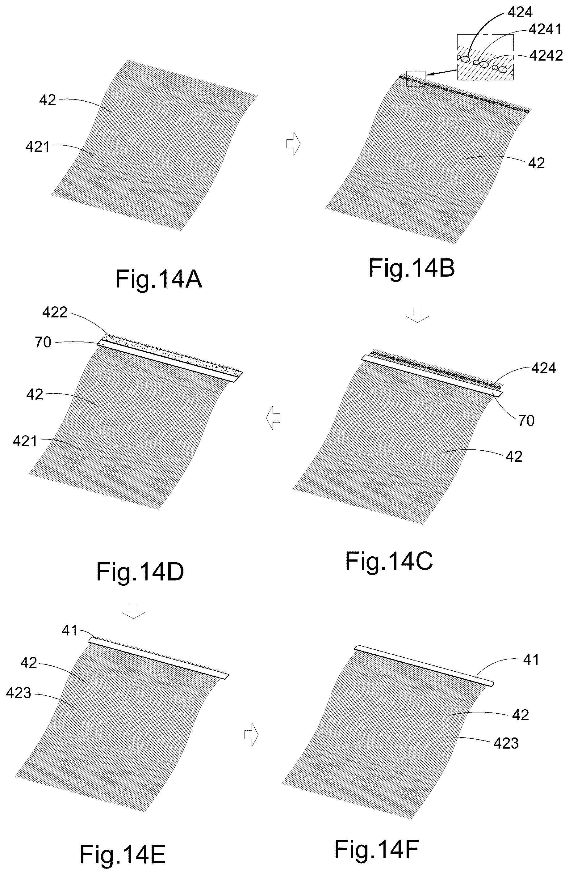 Patent US12588724 Figure 19 – Hair weft and preparation process thereof
