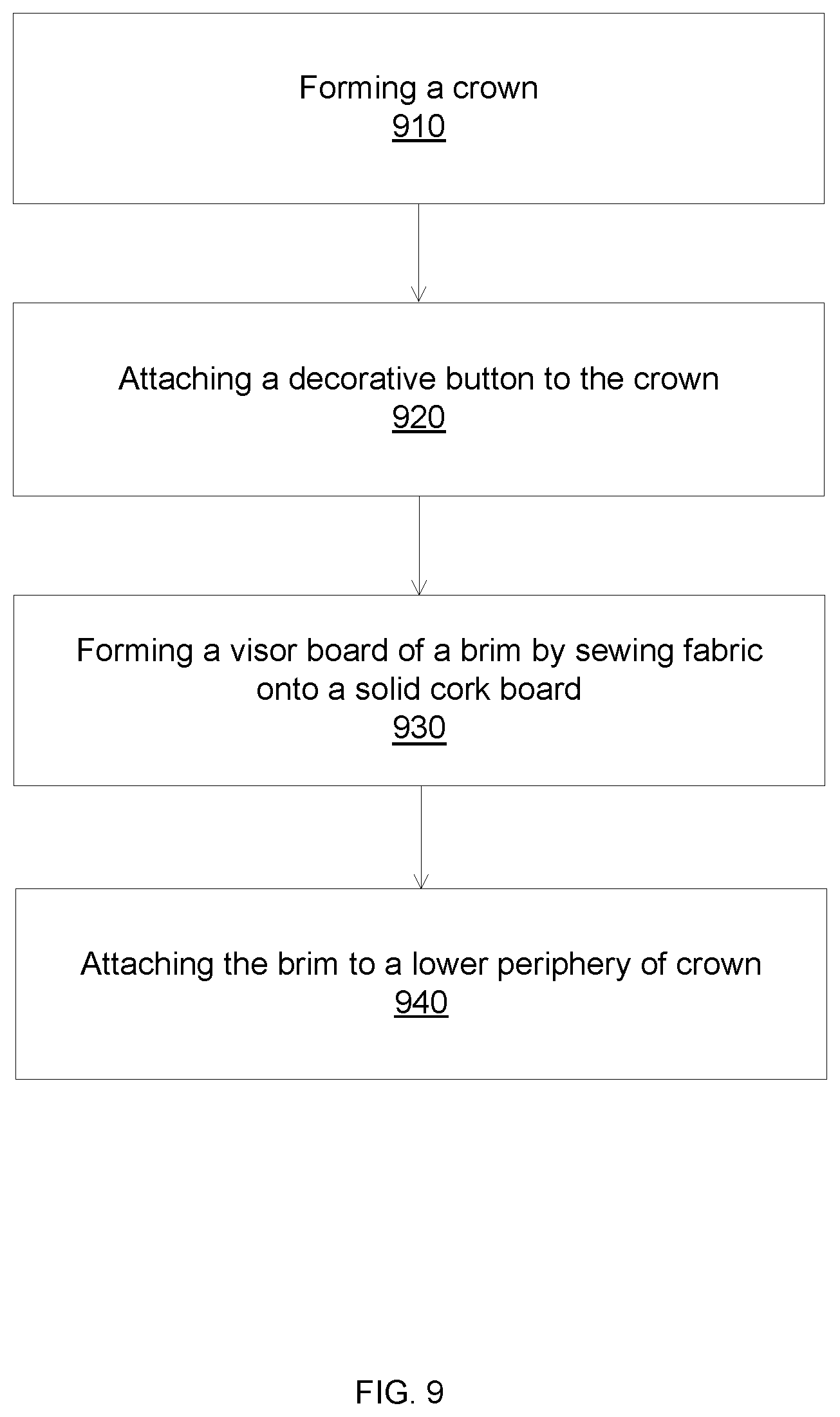 Patent US12588725 Figure 11 – Visor board for use with headgear brim
