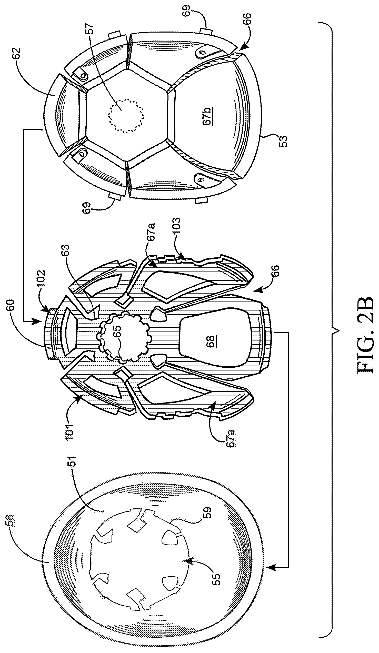 Patent US12588727 Figure 3 – Multi-layer helmet and method for making the same