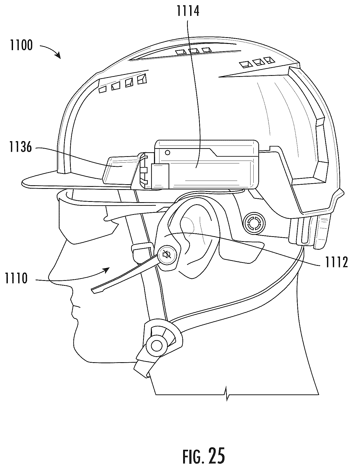 Patent US12588728 Figure 19 – Hard hat communication system