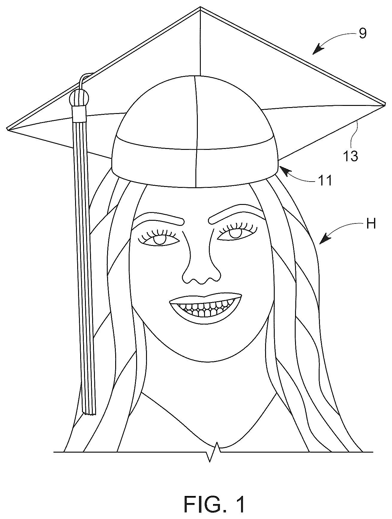 Patent US12588729 — Cap securing device — Figure 1