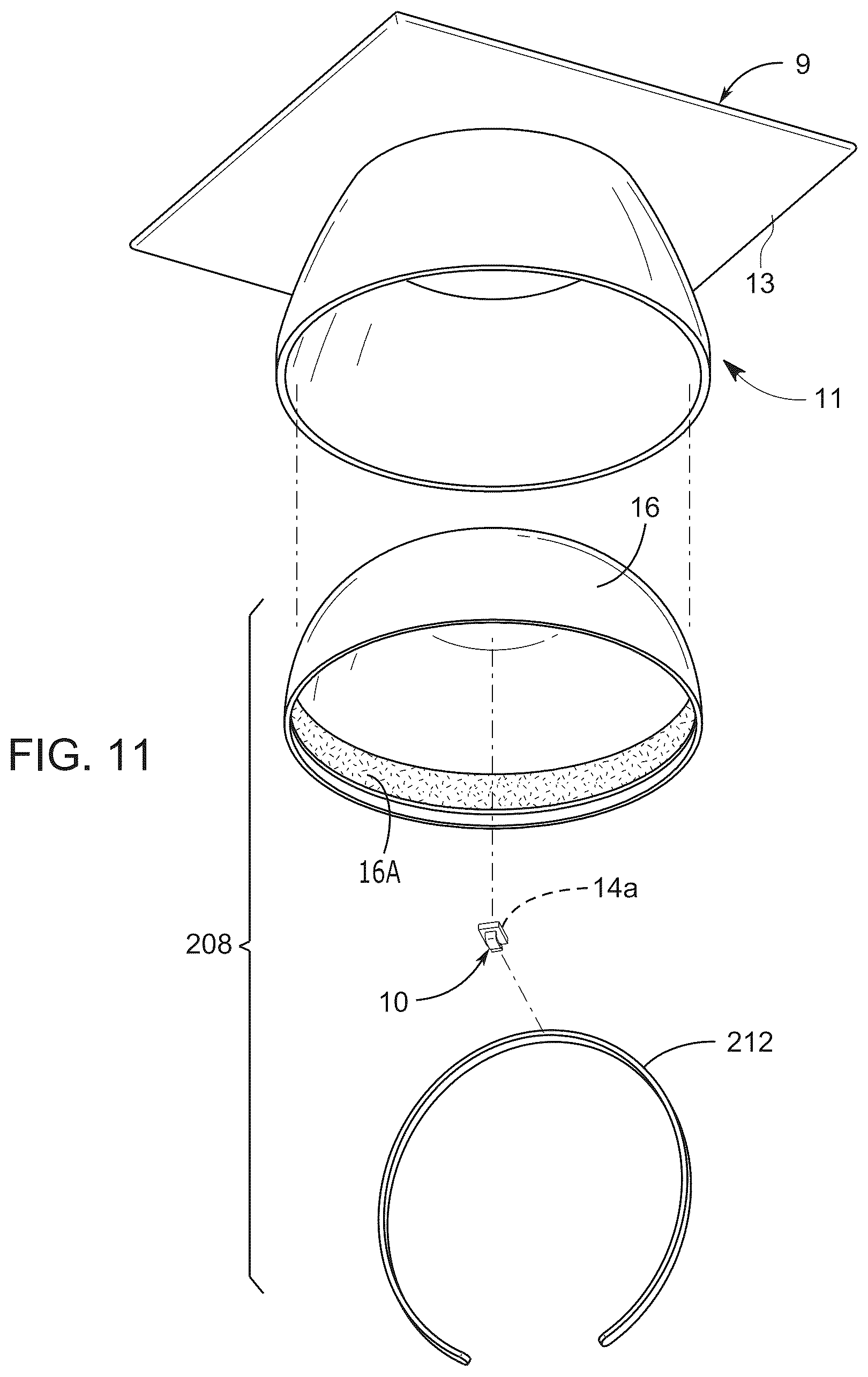 Patent US12588729 Figure 9 – Cap securing device