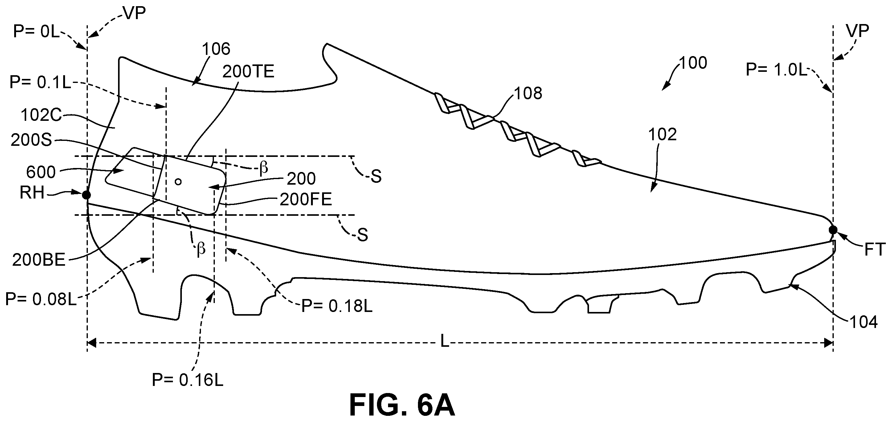 Patent US12588730 Figure 10 – Articles of footwear including an integrated pocket