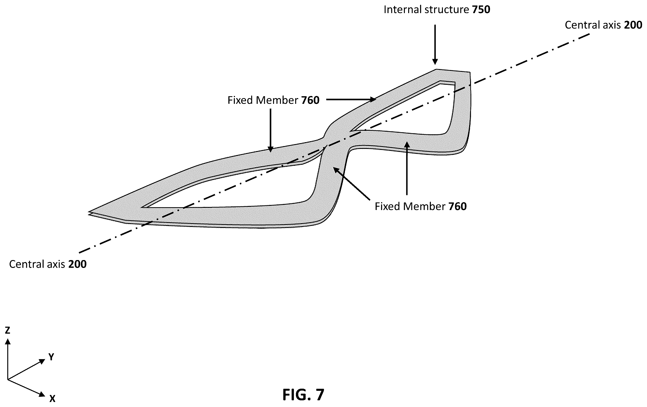 Patent US12588732 Figure 10 – Golf shoe with internal structure