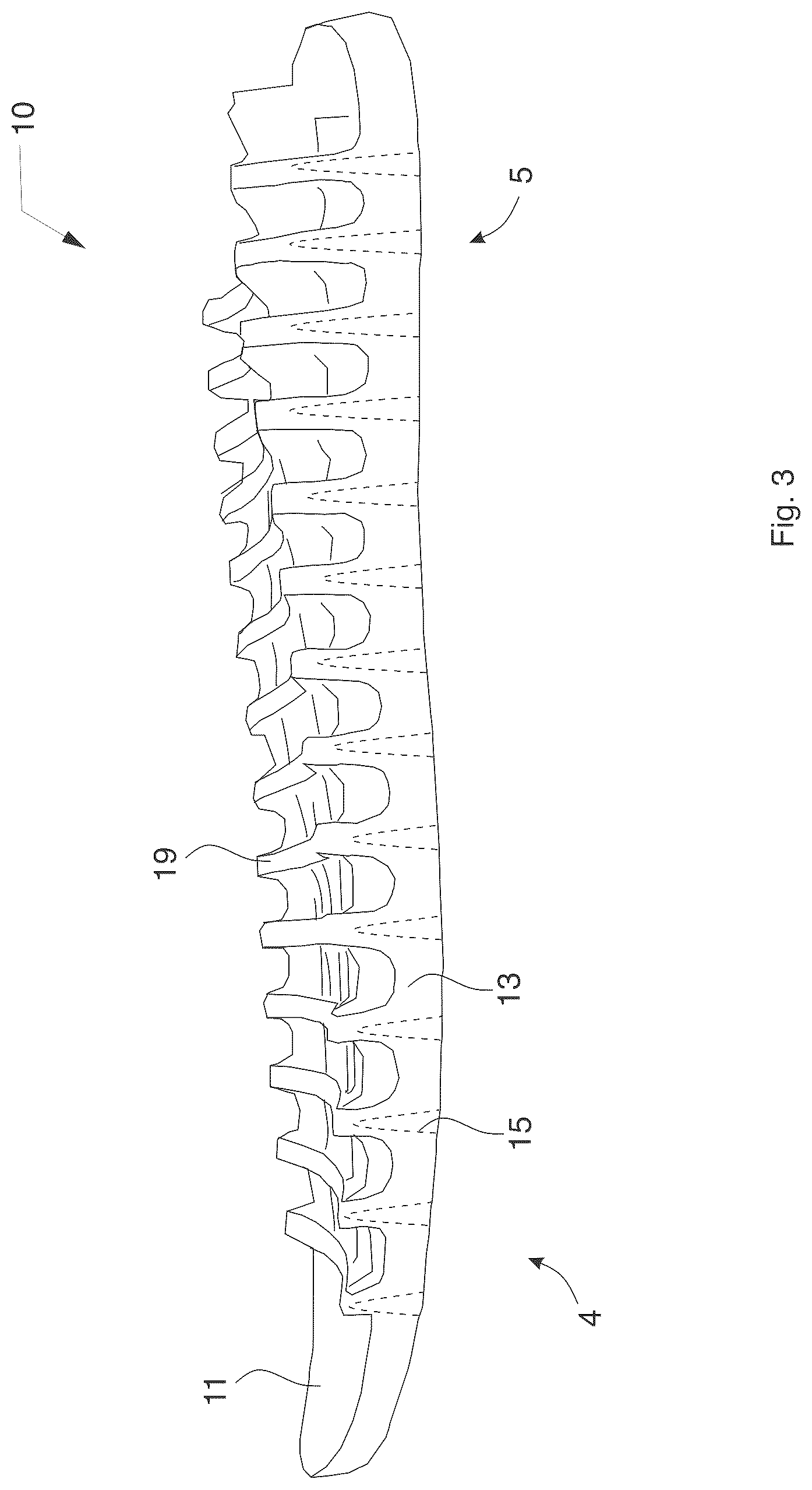 Patent US12588735 Figure 3 – Article of footwear