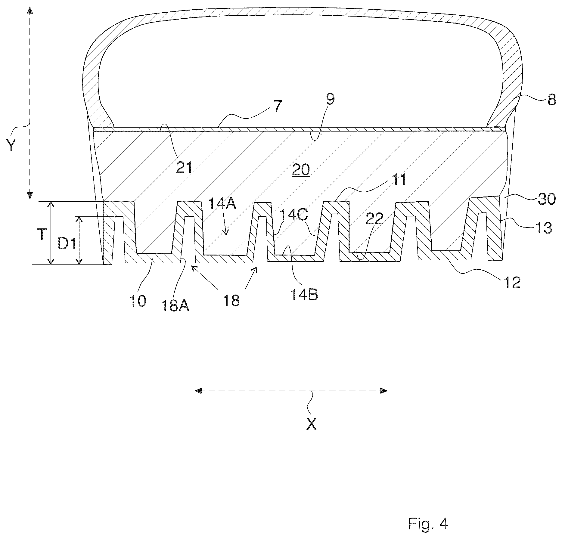 Patent US12588735 Figure 4 – Article of footwear