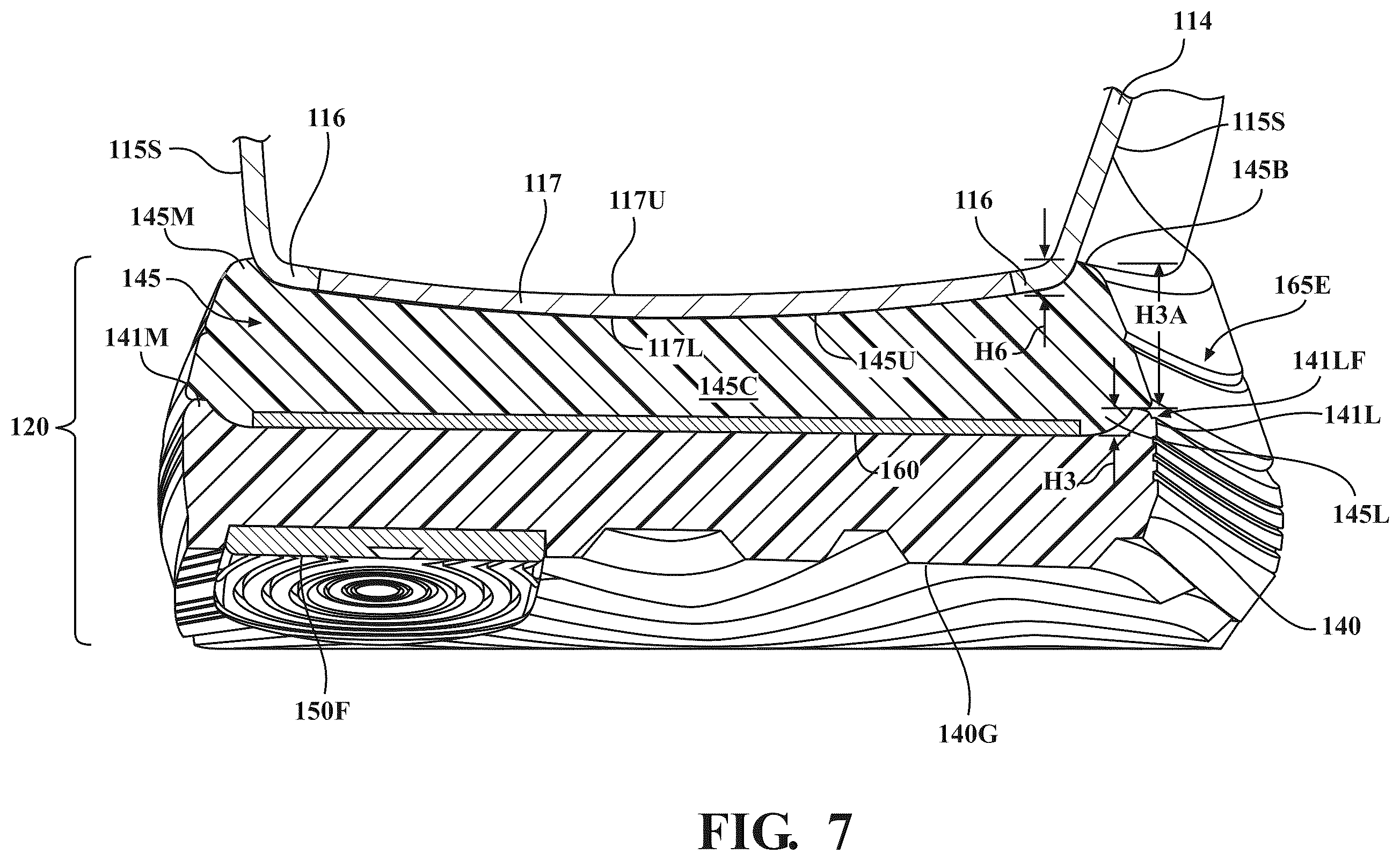 Patent US12588737 Figure 7 – Footwear sole and related method of use