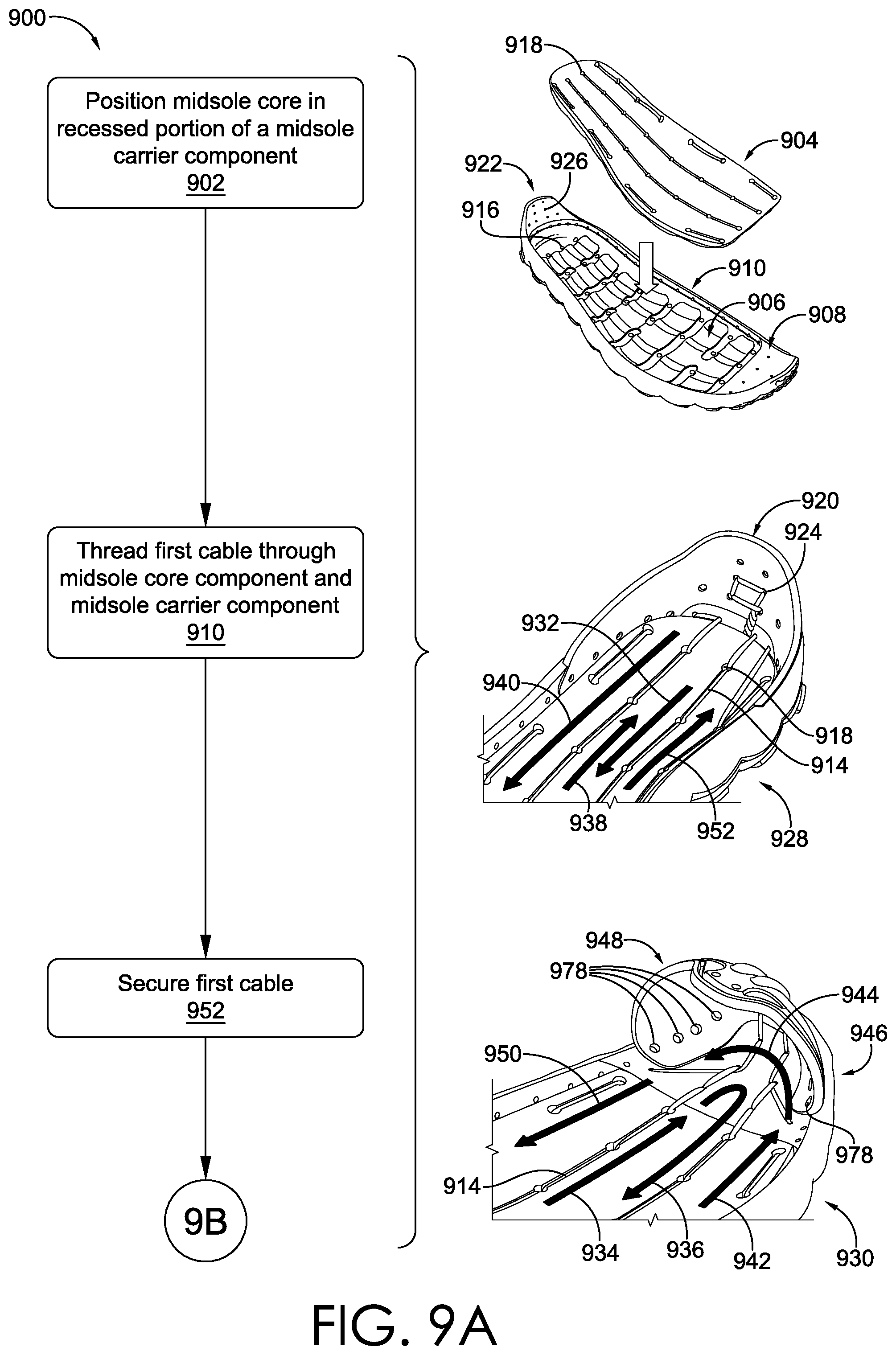 Patent US12588738 Figure 12 – Recyclable footwear article