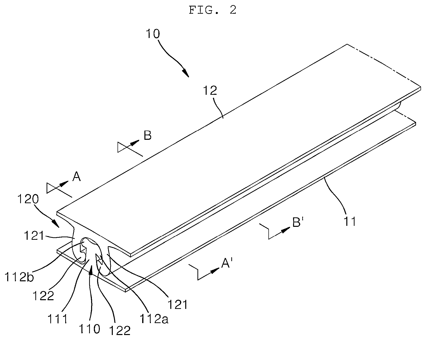 Patent US12588739 Figure 2 – Zipper strap structure, packaging bag comprising zipper strap structure, and manufacturing method for zipper strap structure