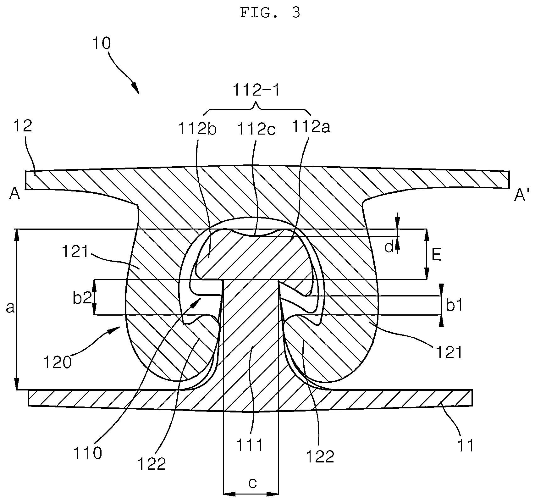 Patent US12588739 Figure 3 – Zipper strap structure, packaging bag comprising zipper strap structure, and manufacturing method for zipper strap structure