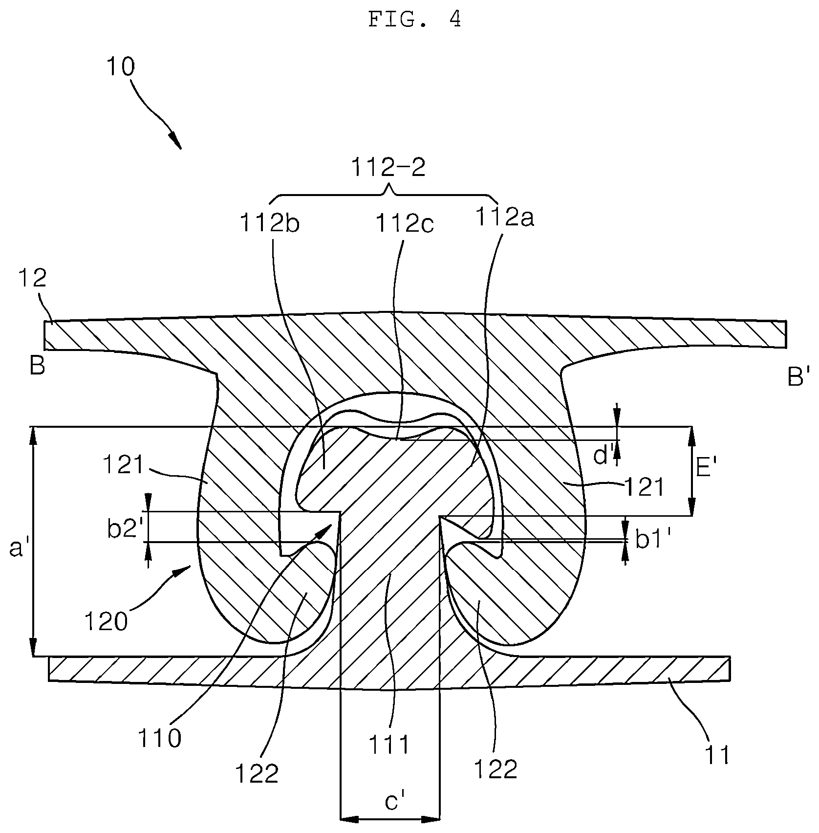 Patent US12588739 Figure 4 – Zipper strap structure, packaging bag comprising zipper strap structure, and manufacturing method for zipper strap structure