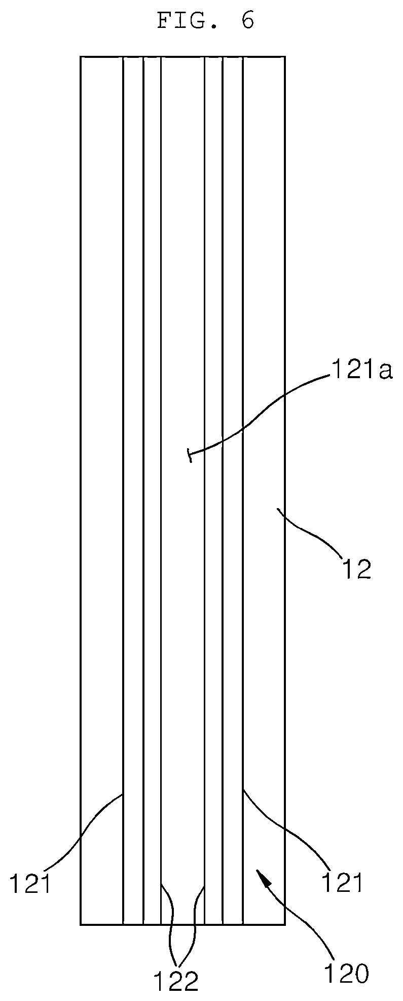 Patent US12588739 Figure 6 – Zipper strap structure, packaging bag comprising zipper strap structure, and manufacturing method for zipper strap structure