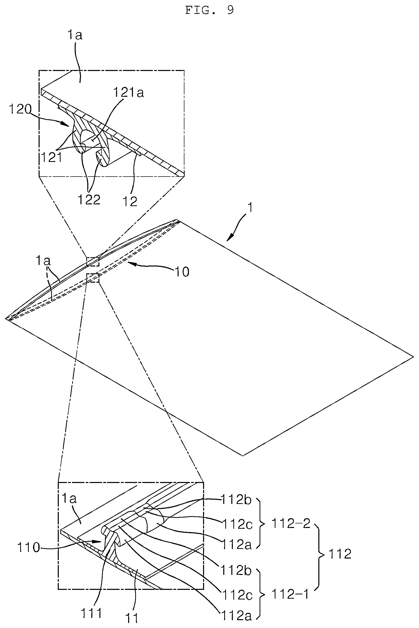 Patent US12588739 Figure 8 – Zipper strap structure, packaging bag comprising zipper strap structure, and manufacturing method for zipper strap structure
