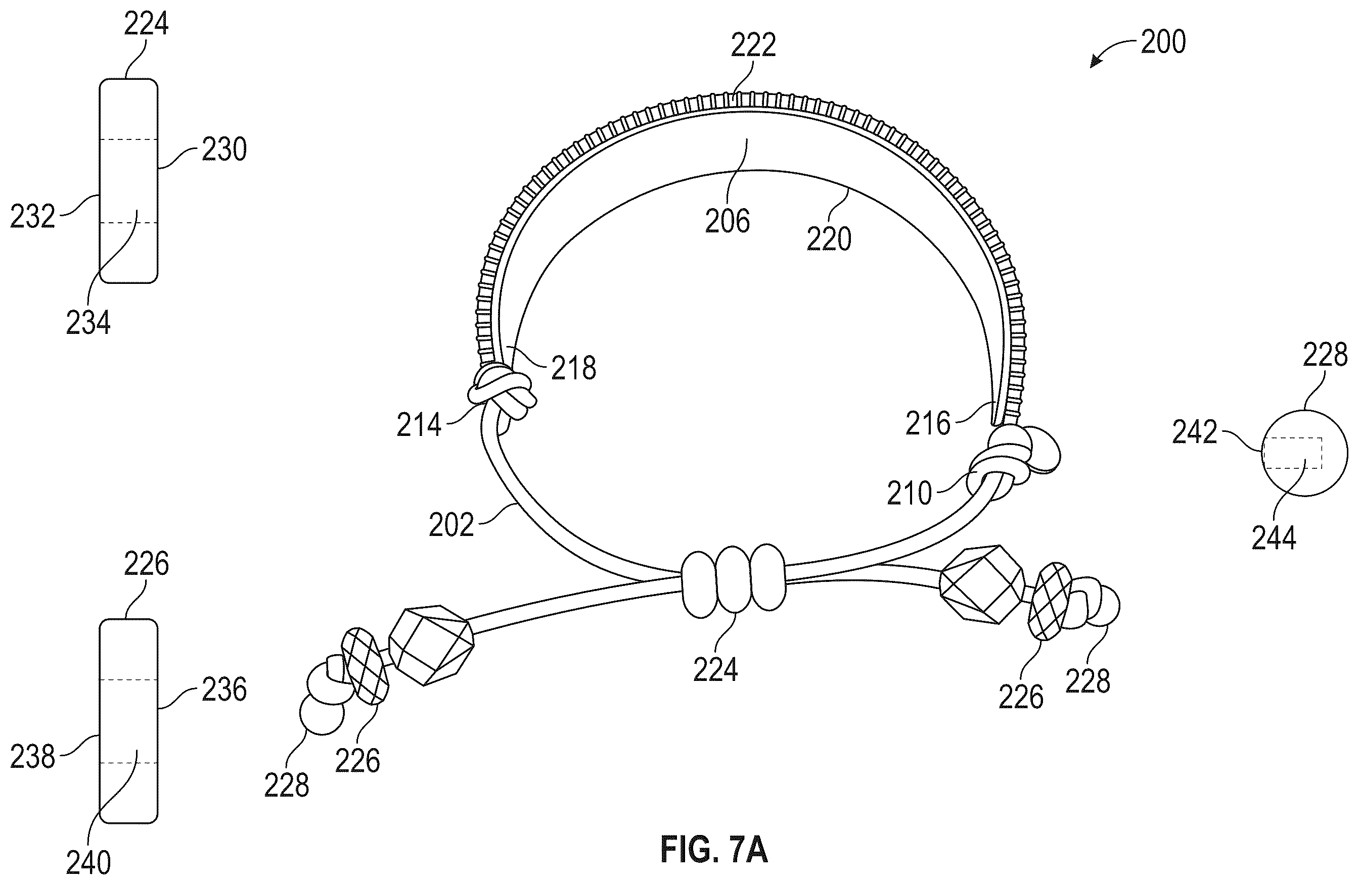 Patent US12588740 Figure 7 – Adjustable bracelet