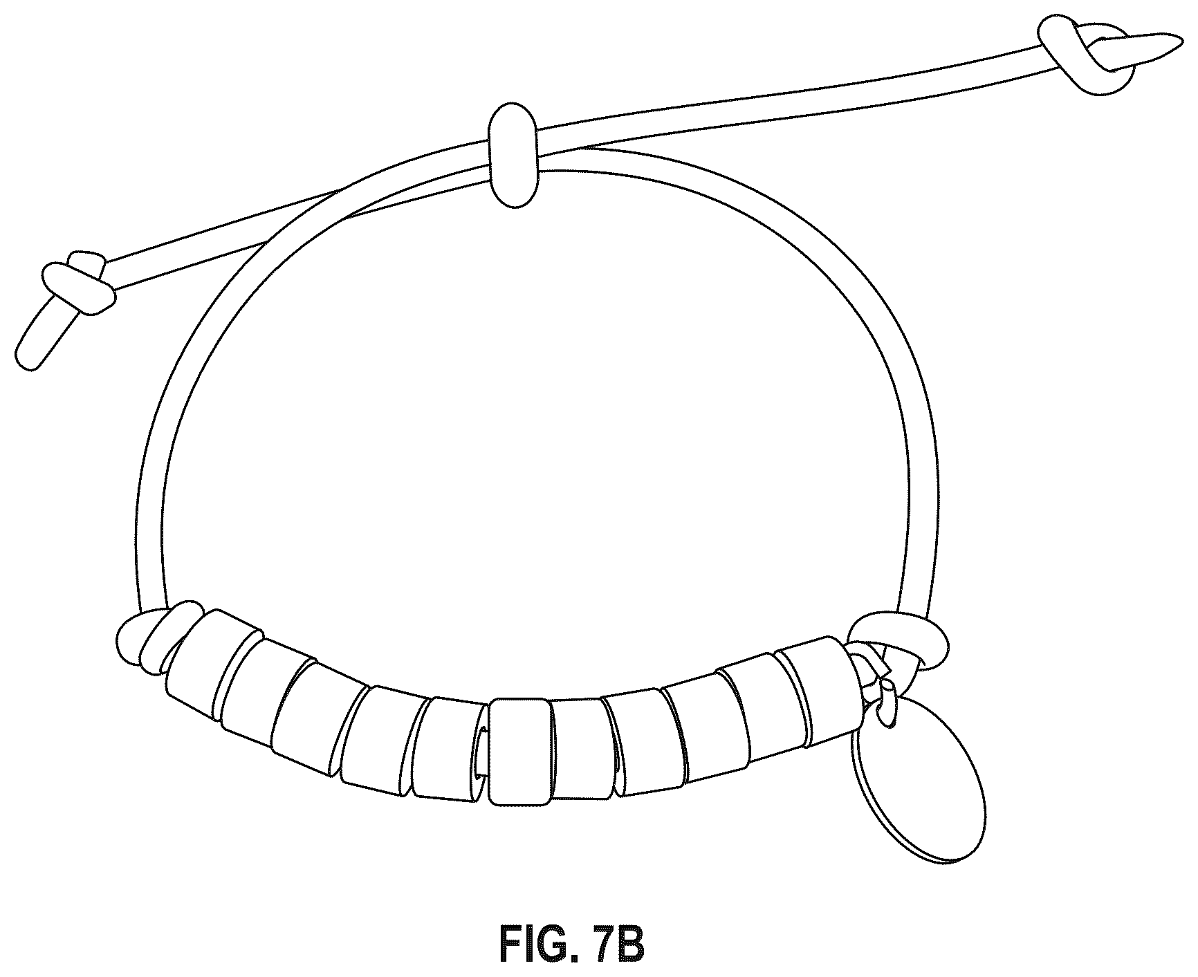 Patent US12588740 Figure 8 – Adjustable bracelet