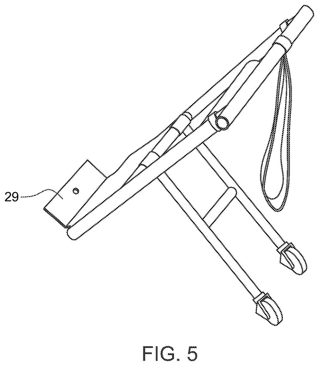 Patent US12588741 Figure 5 – Transporter and stairs climber for heavy loads