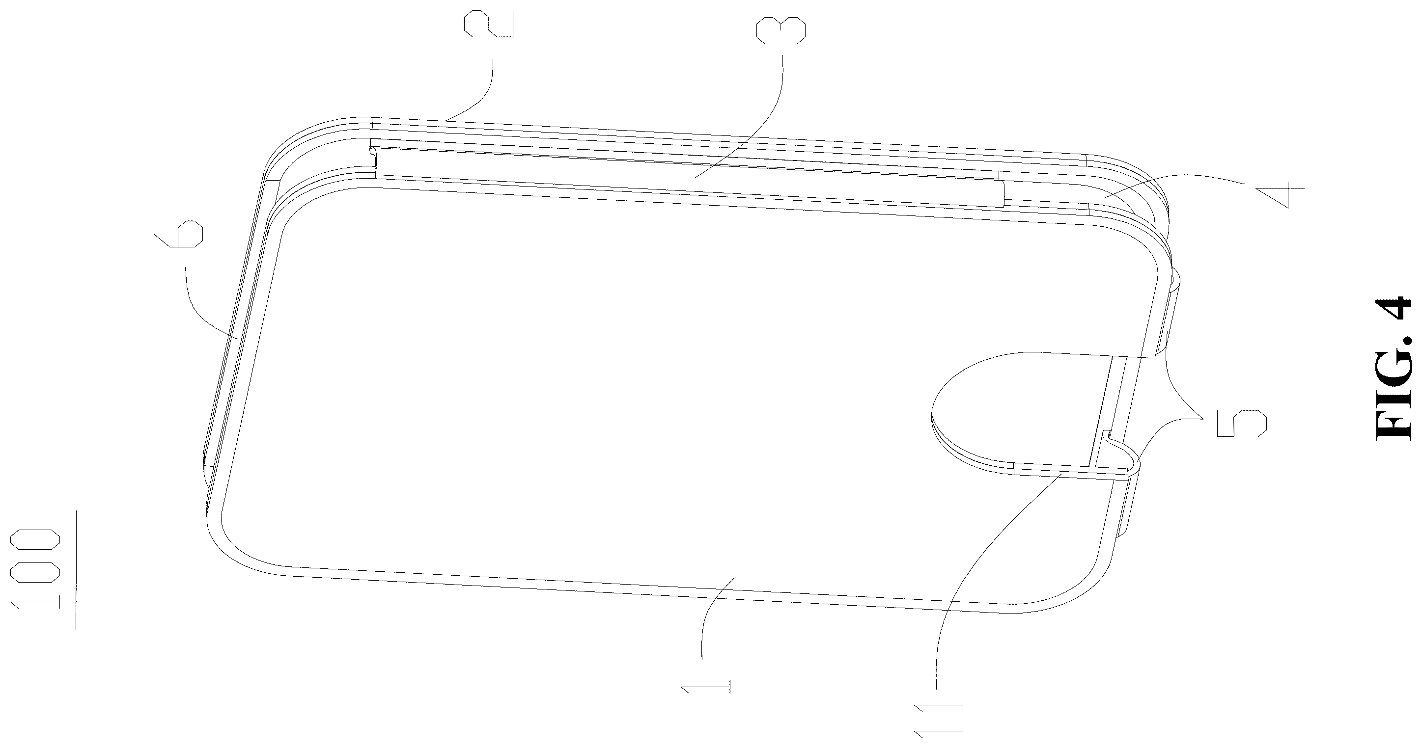 Patent US12588742 Figure 4 – Card holder wallet