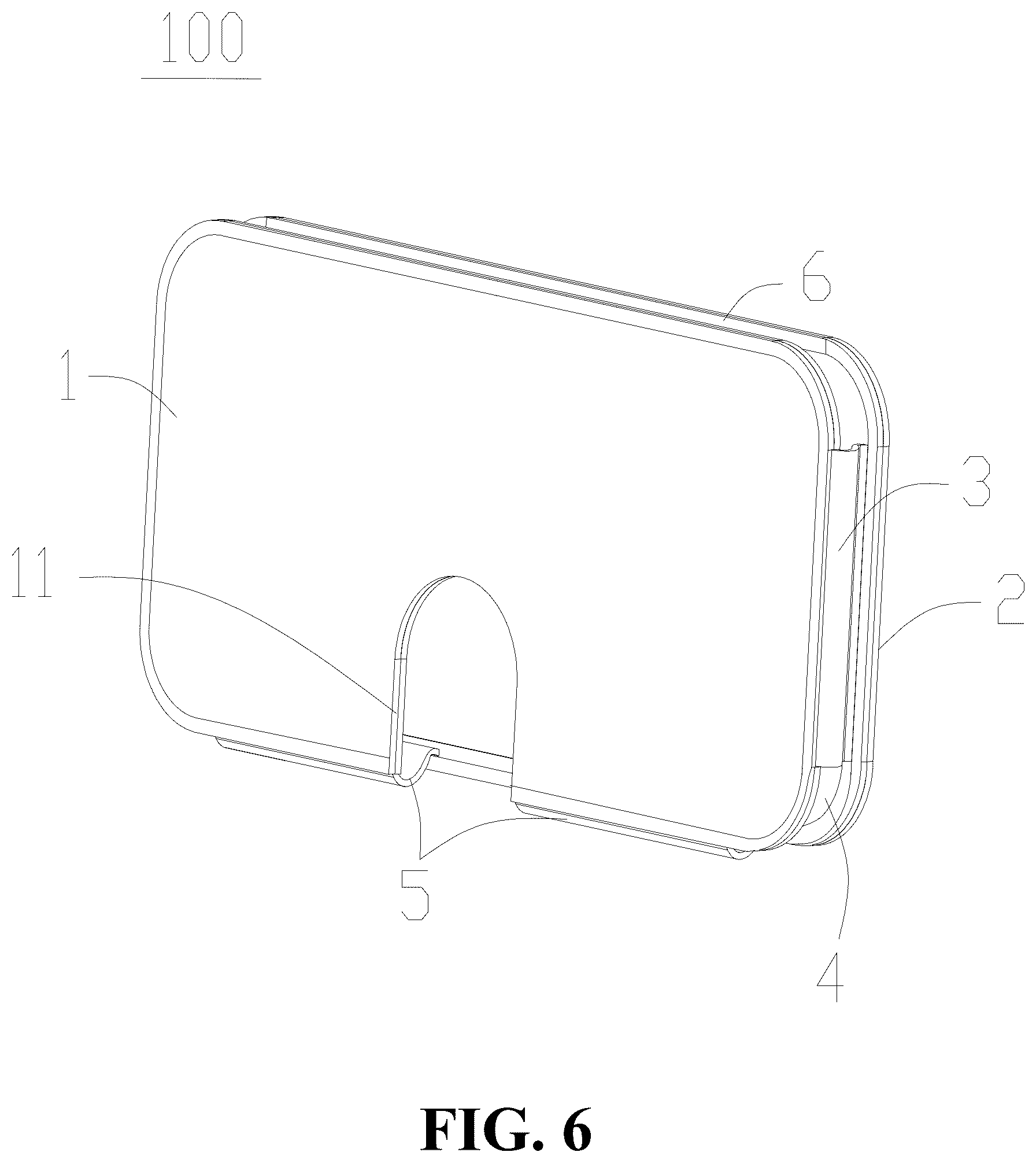 Patent US12588742 Figure 6 – Card holder wallet